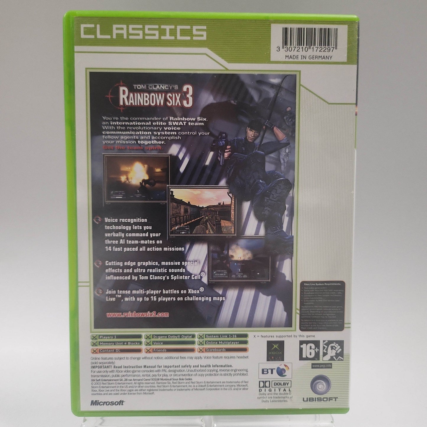Tom Clancy's Rainbow Six 3 Classics Xbox Original - Feniks Gameshop