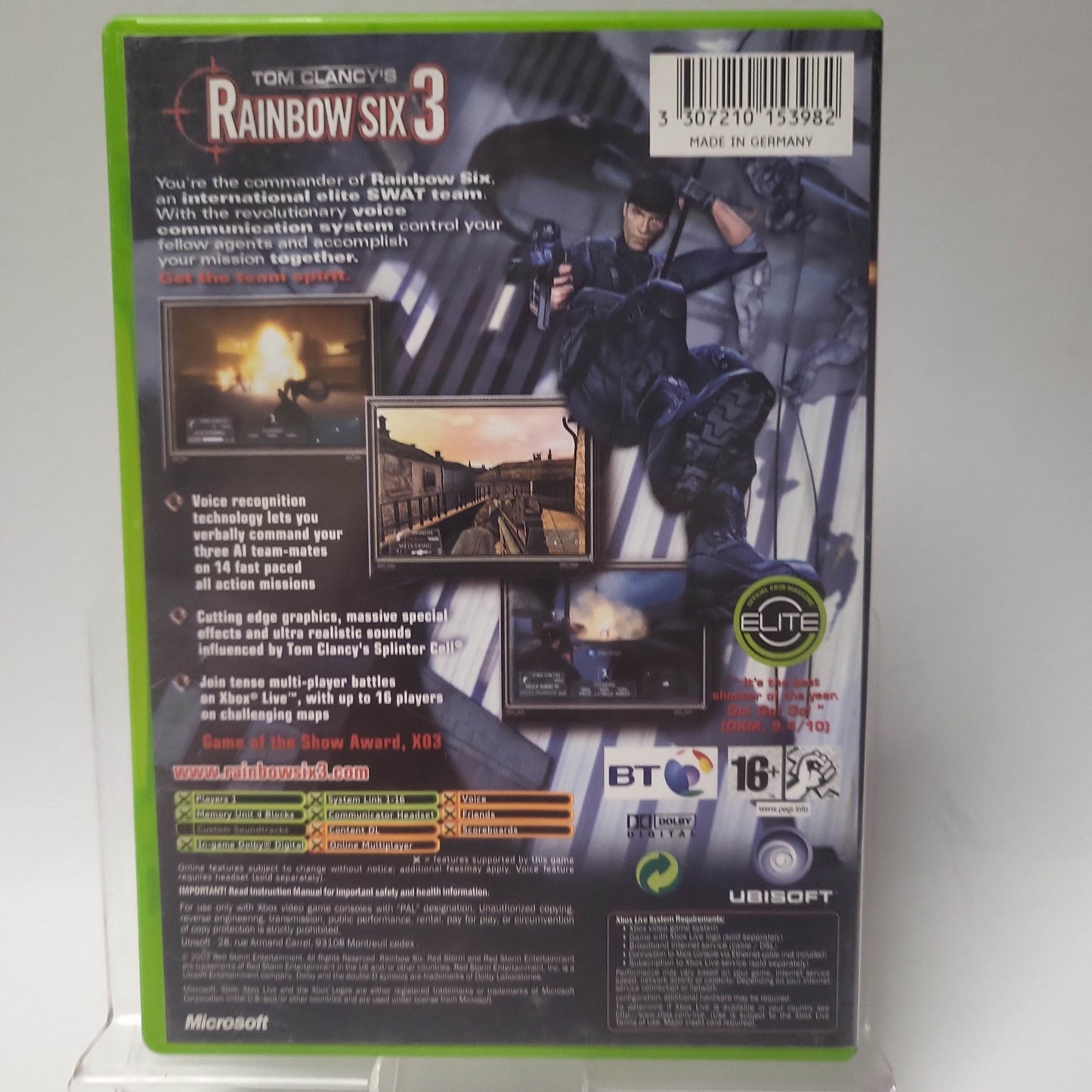 Tom Clancy's Rainbow Six 3 Xbox Original - Feniks Gameshop