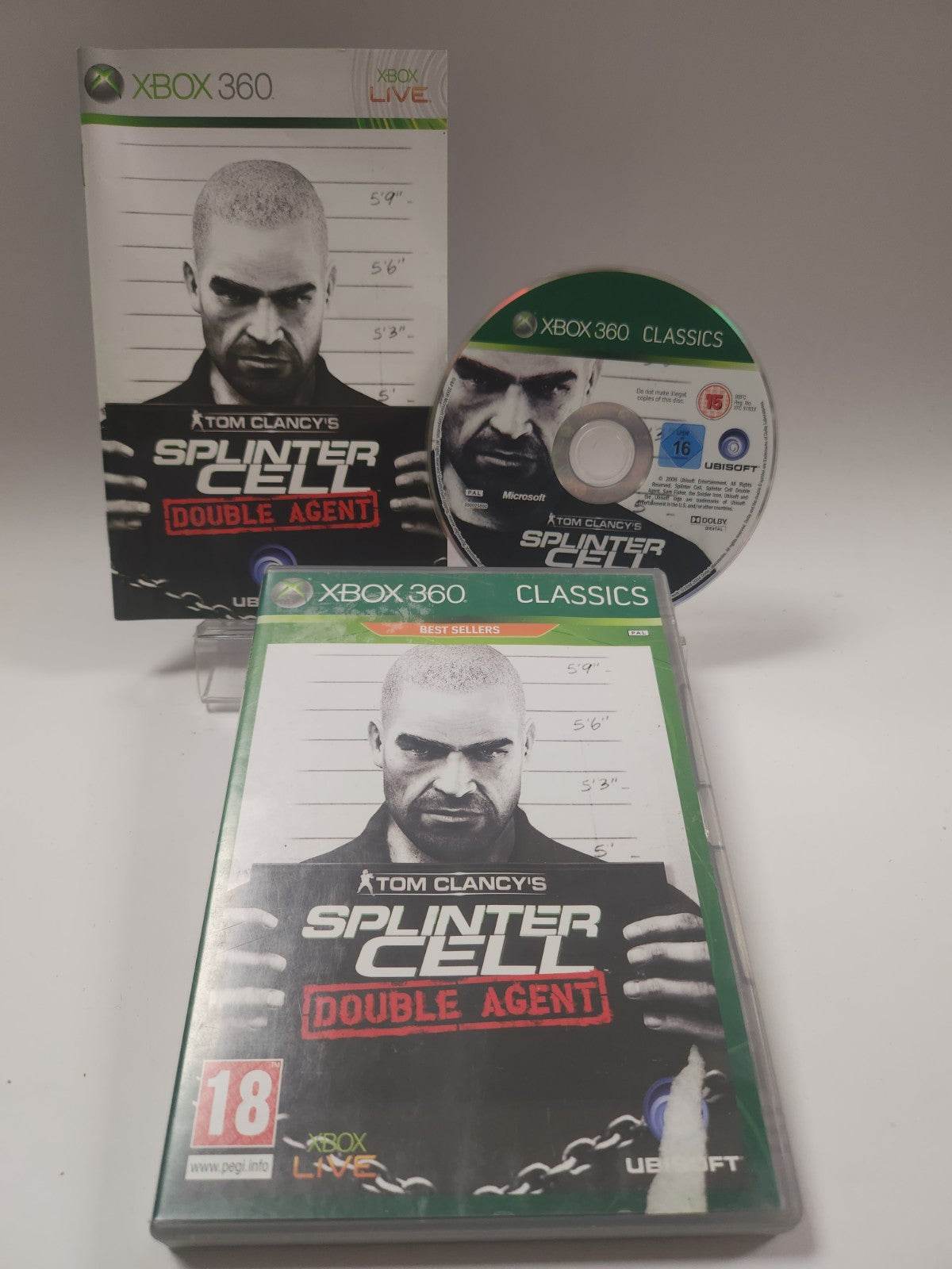 Tom Clancy's Splinter Cell Double Agent Best Sel Cl Xbox 360 - Feniks Gameshop