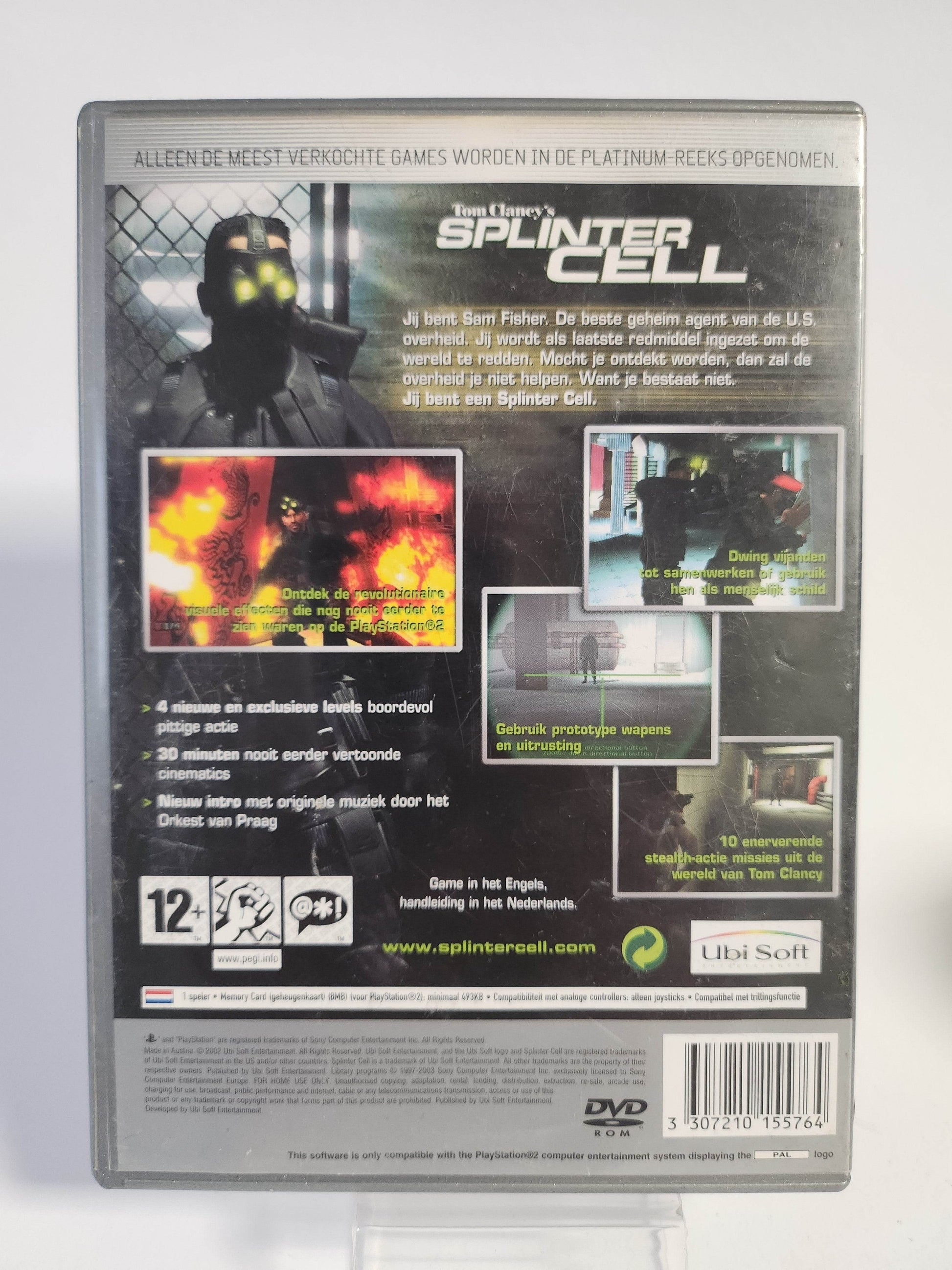 Tom Clancy's Splinter Cell Platinum (No Book) PlayStation 2 - Feniks Gameshop