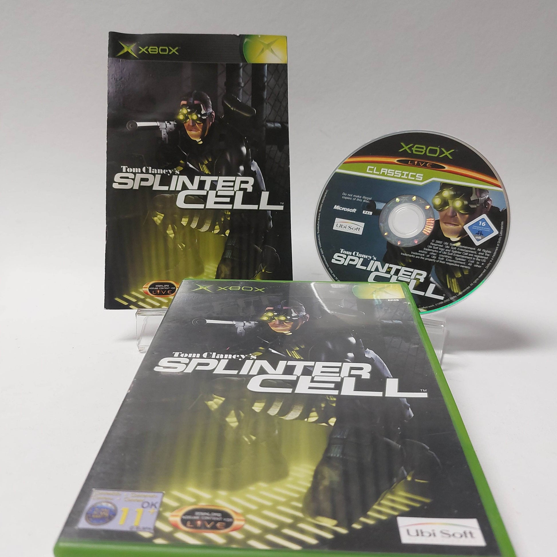 Tom Clancy's Splinter Cell Xbox Original - Feniks Gameshop
