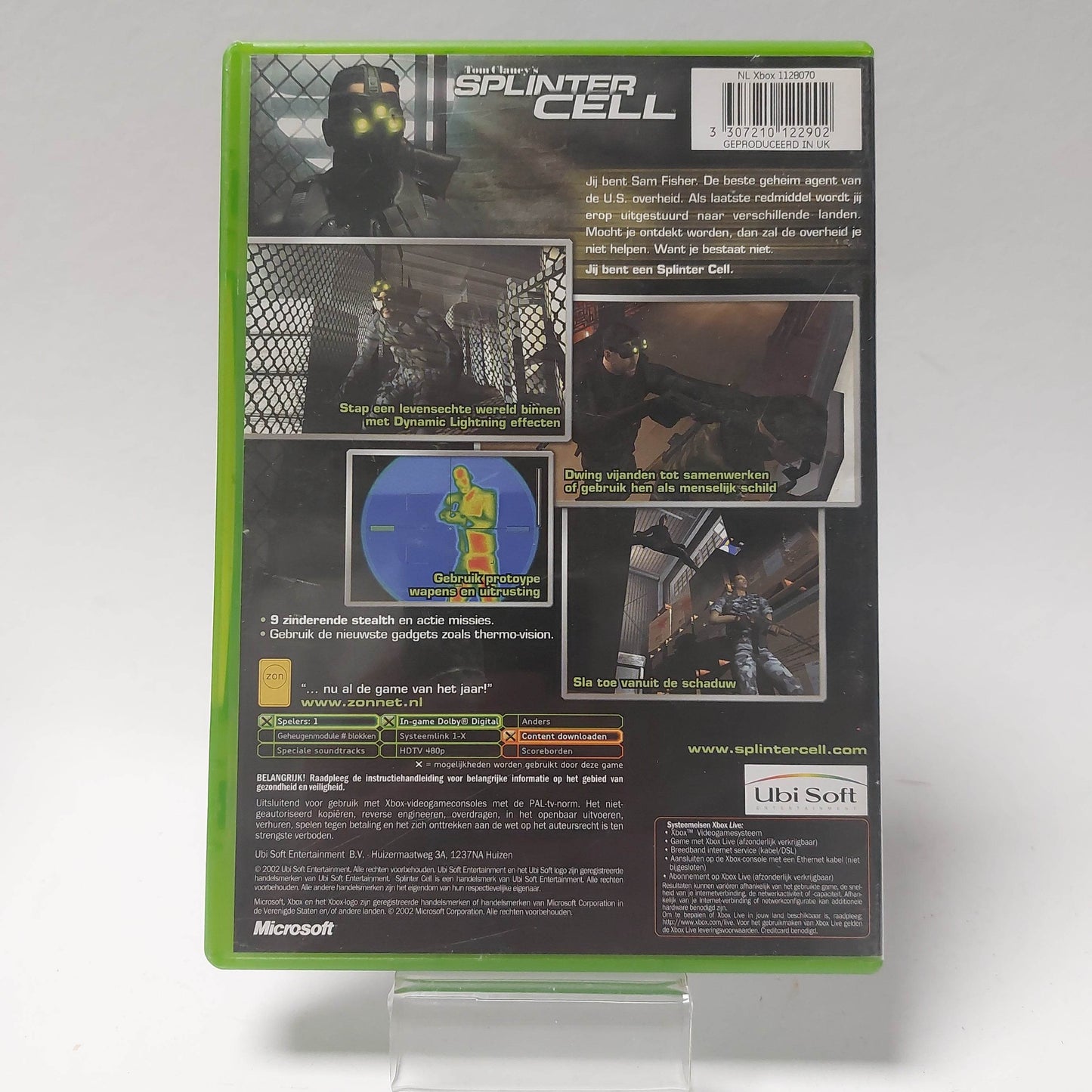 Tom Clancy's Splinter Cell Xbox Original - Feniks Gameshop