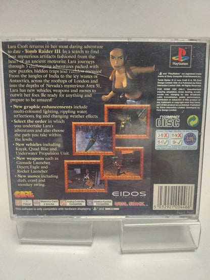 Tomb Raider III Playstation 1 - Feniks Gameshop