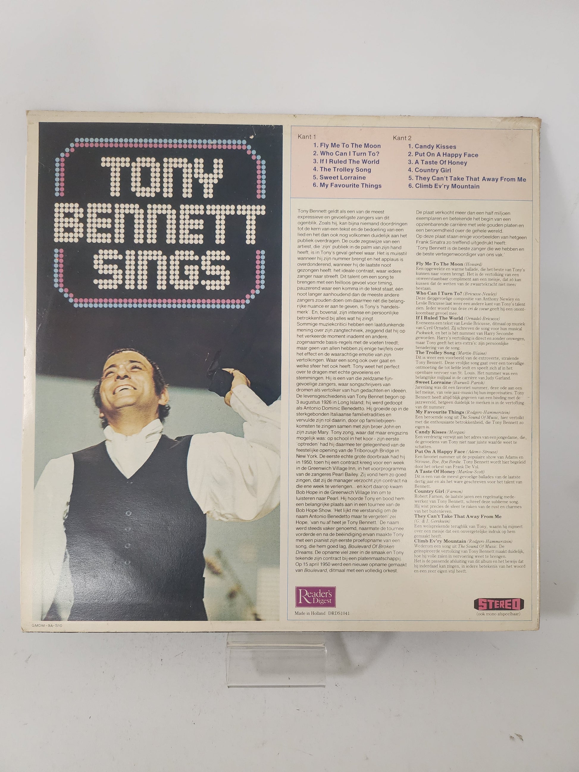 Tony Bennett Sings LP Vinyl - Lp Vinyl