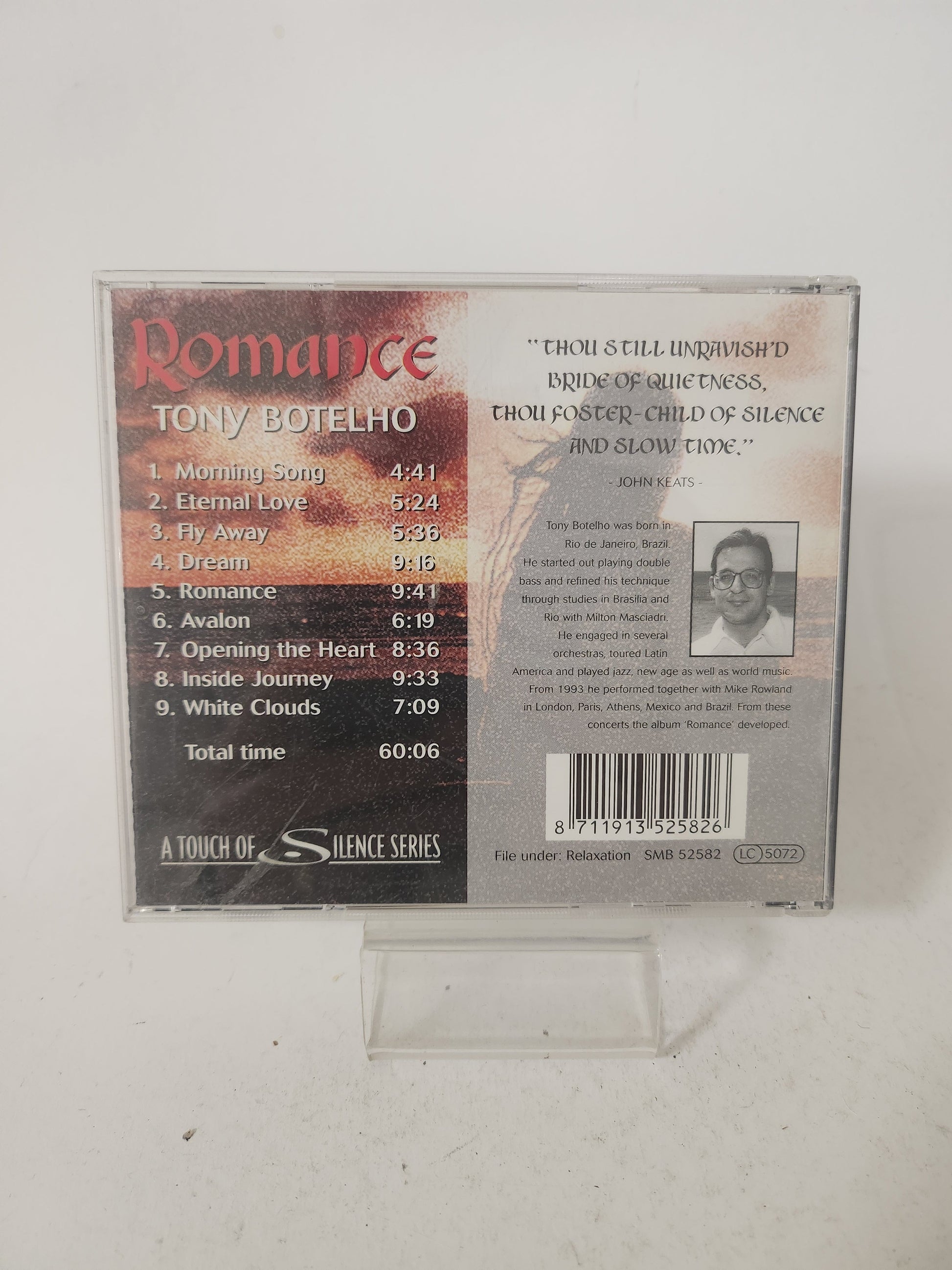 Tony Botelho: Romance CD - Cd