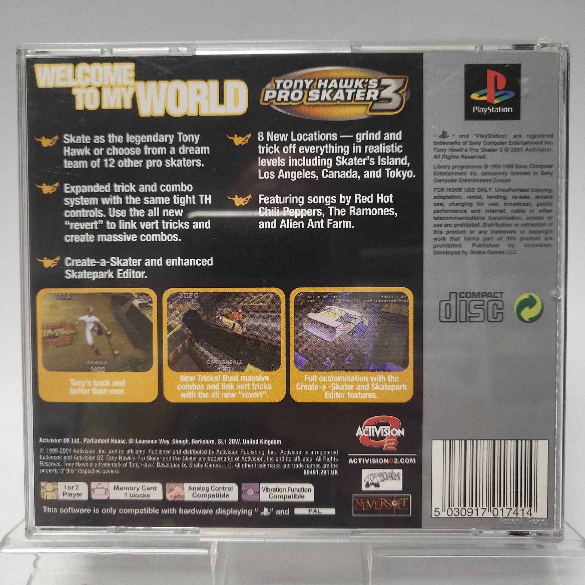 Tony Hawk's Pro Skater 3 Platinum Playstation 1 - Feniks Gameshop