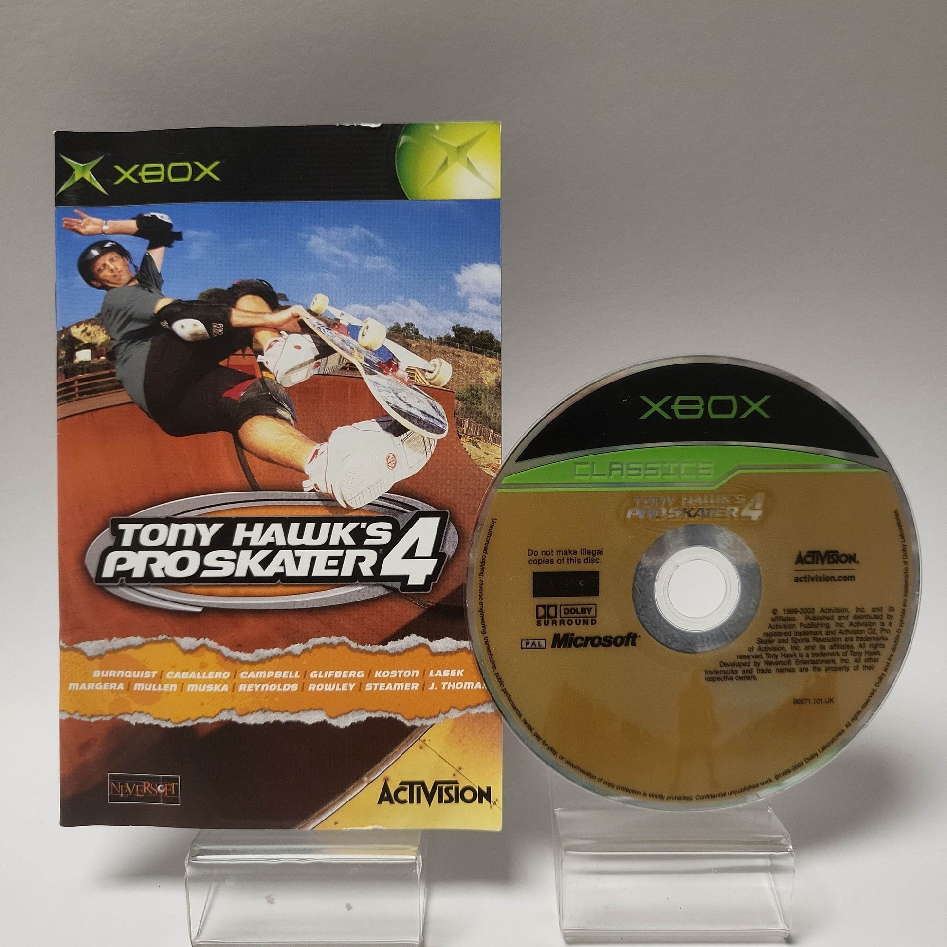 Tony Hawk's Pro Skater 4 Classics Xbox Original - Feniks Gameshop