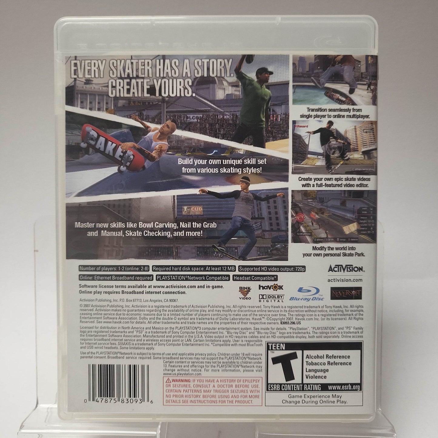 Tony Hawk's Proving Ground American Edition PS3 - Feniks Gameshop