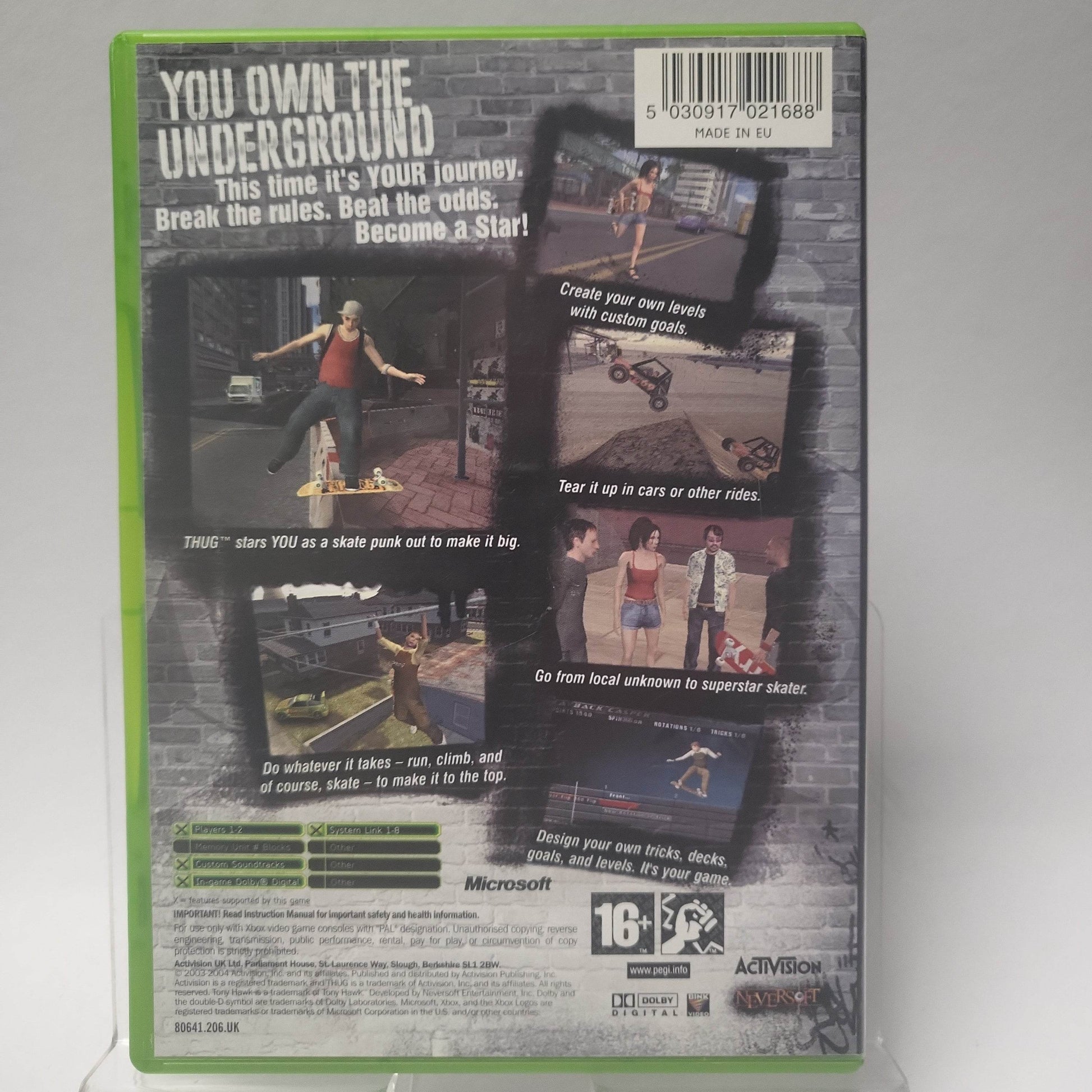 Tony Hawk's Underground Xbox Original - Feniks Gameshop
