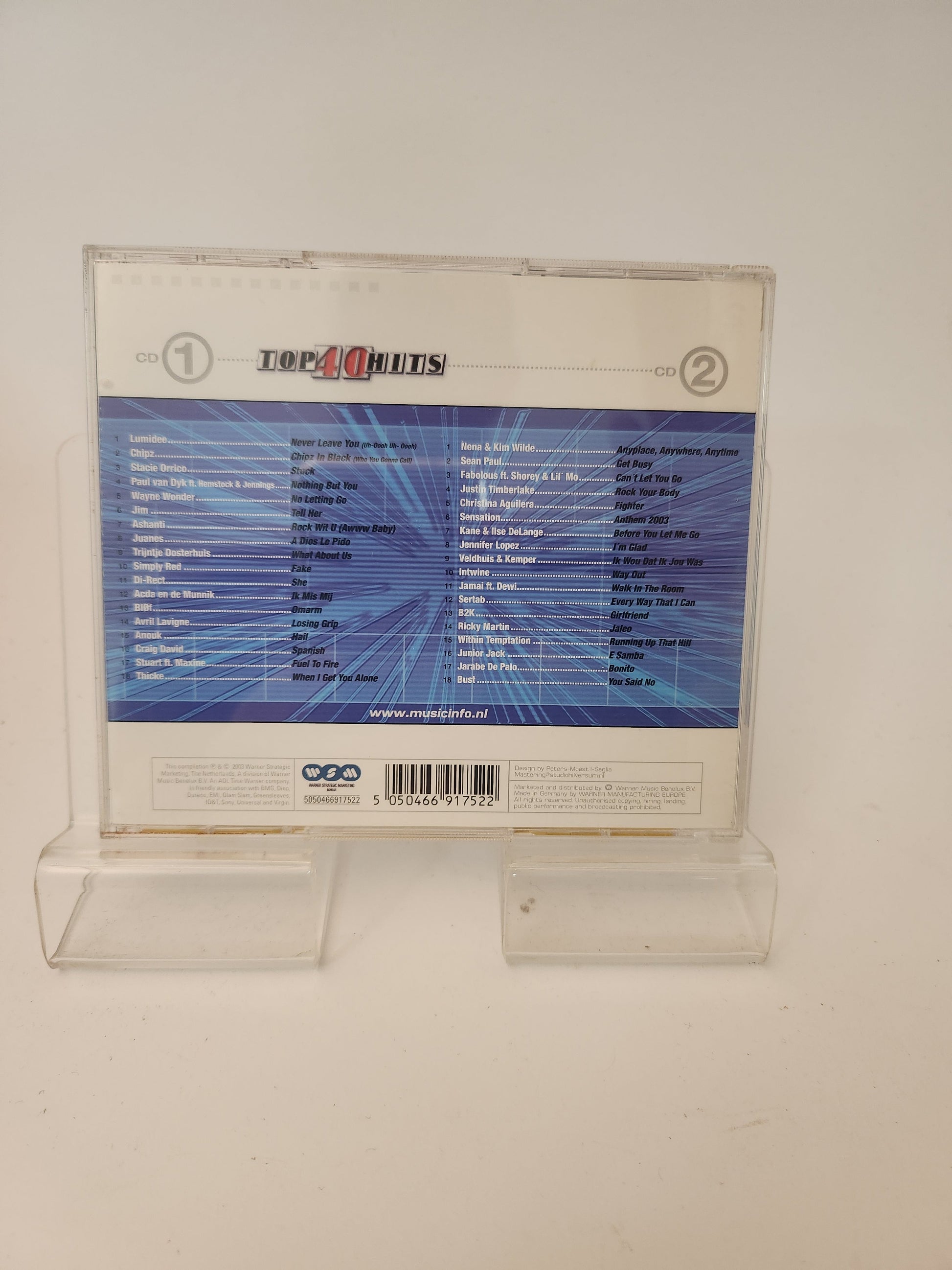 Top 40 Hits Volume 1 CD - Cd