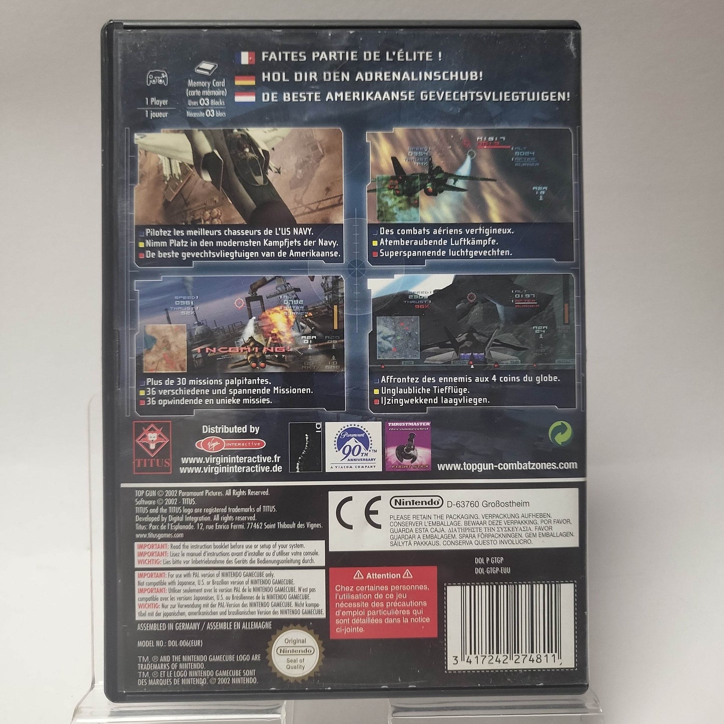 Top Gun Combat Zones Nintendo Gamecube - Feniks Gameshop