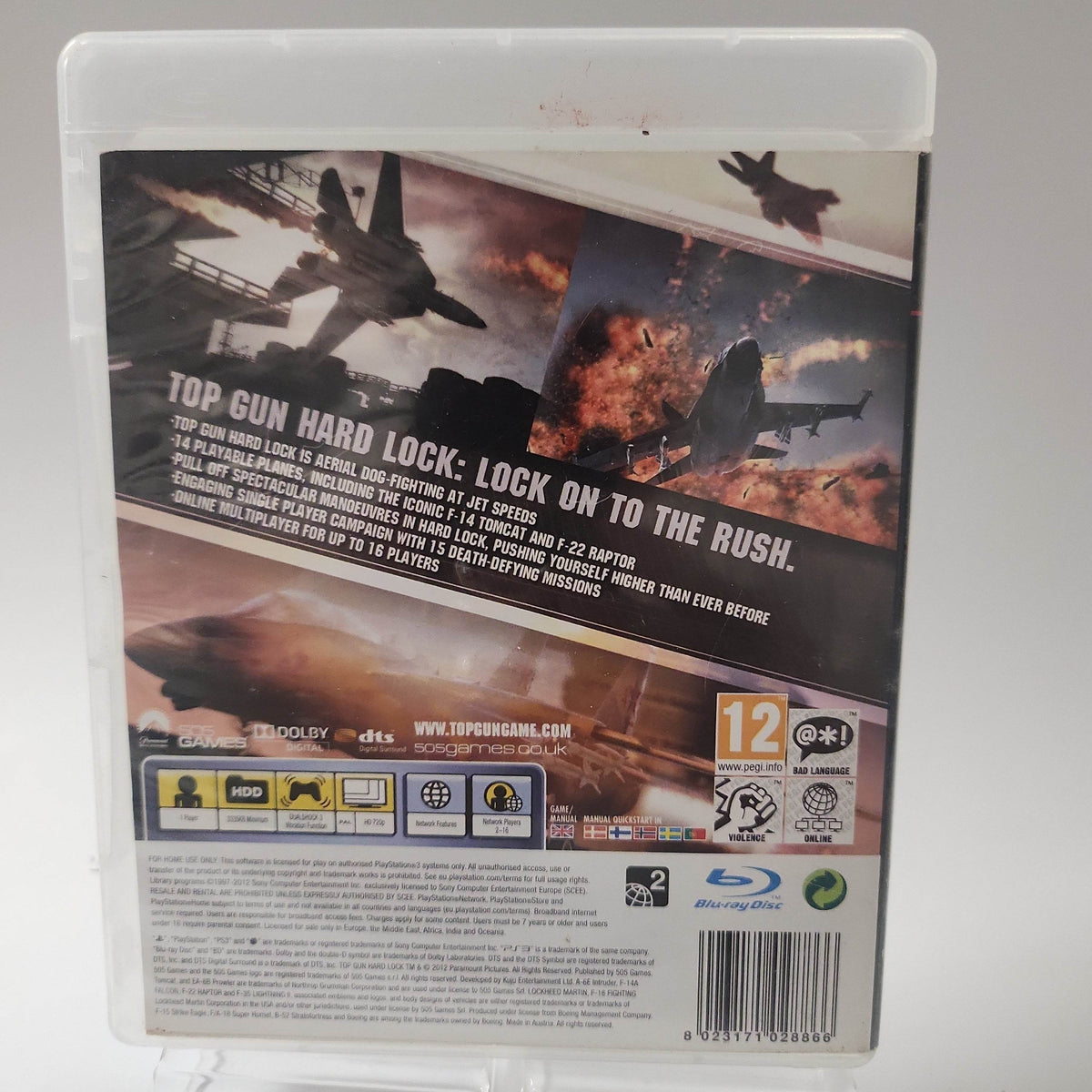 Top Gun Hard Lock Playstation 3 - Feniks Gameshop