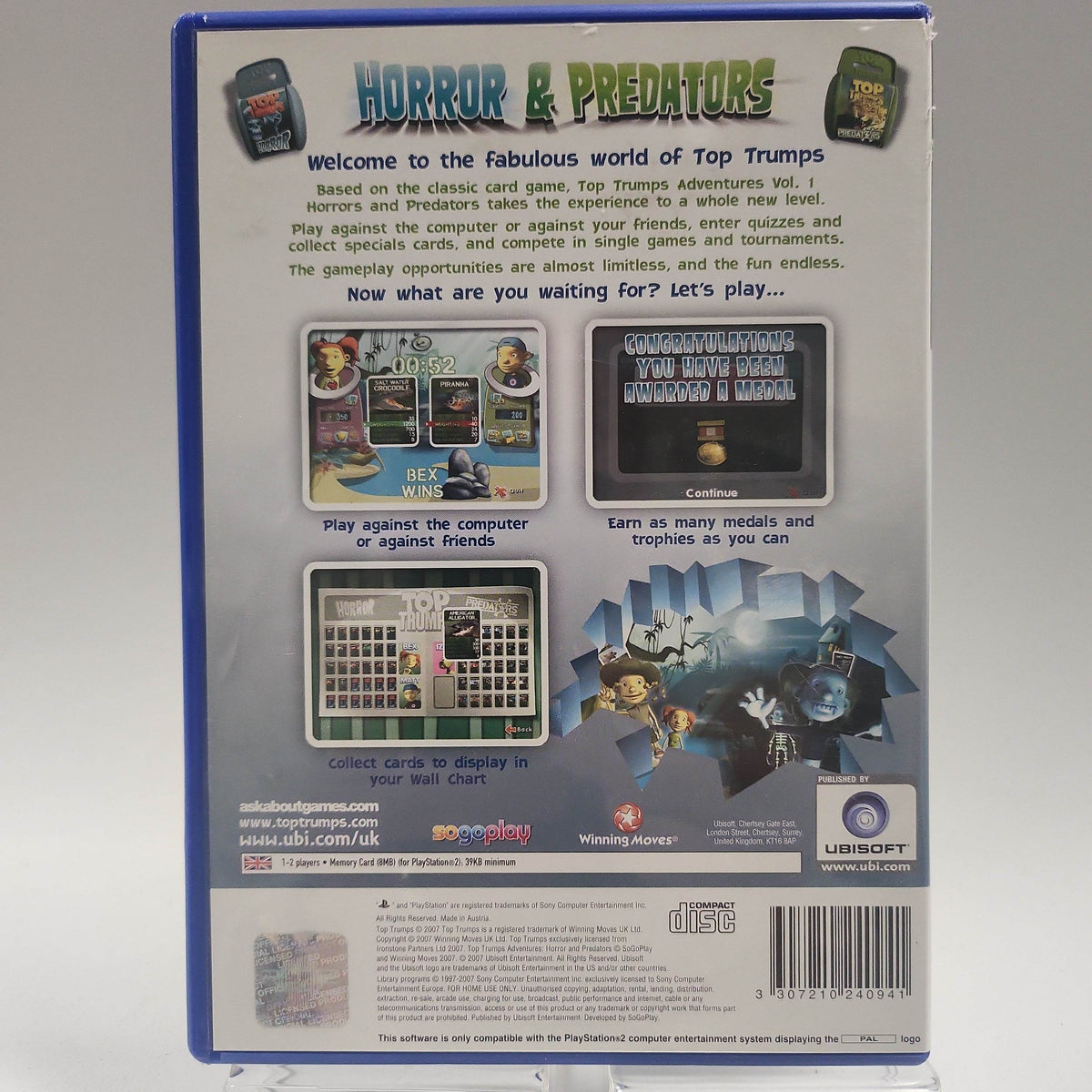 Top Trumps Horror & Predators Playstation 2 - Feniks Gameshop