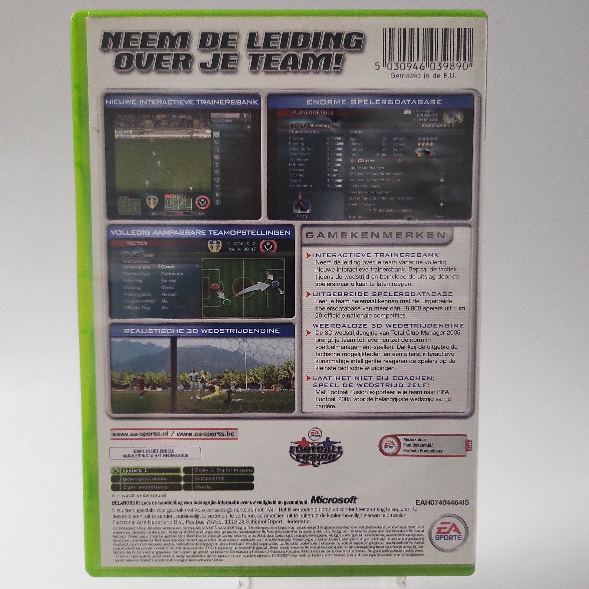 Total Club Manager 2005 (No Book) Xbox Original - Feniks Gameshop