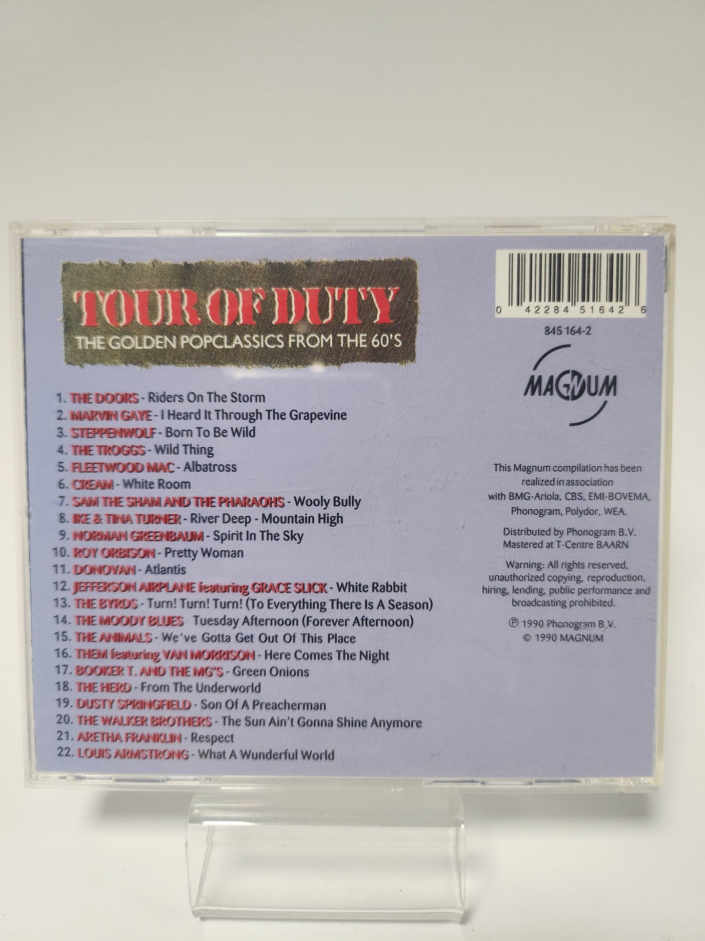Tour of Duty: the Golden Popclassics from the 60’s CD - Cd
