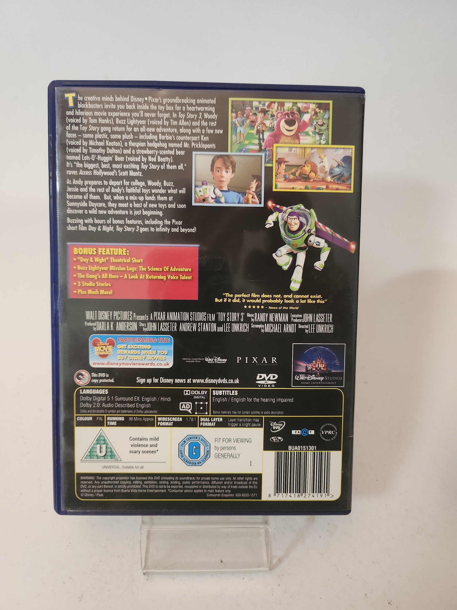 Toy Story 3 Dvd Kids - Dvd kids