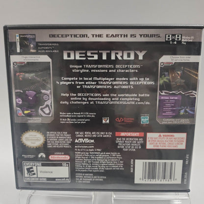 Transformers Deceptions America Edition (No Book) Nintendo DS - Feniks Gameshop