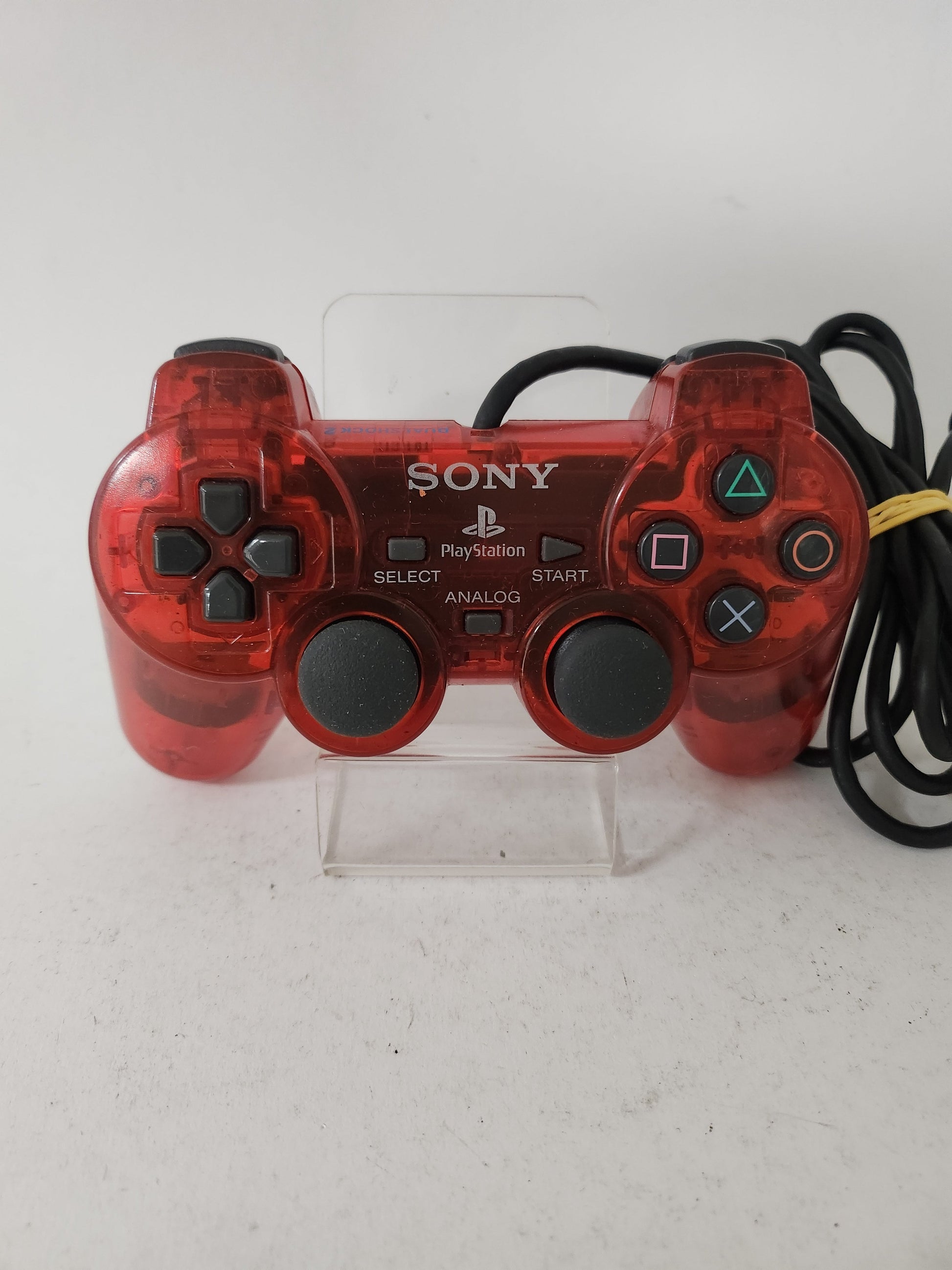 Transparant Rode Controller Playstation 2 - Playstation 2 Accessoires
