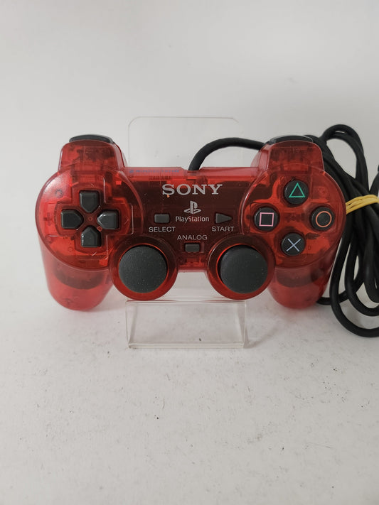 Transparant Rode Controller Playstation 2 - Playstation 2 Accessoires