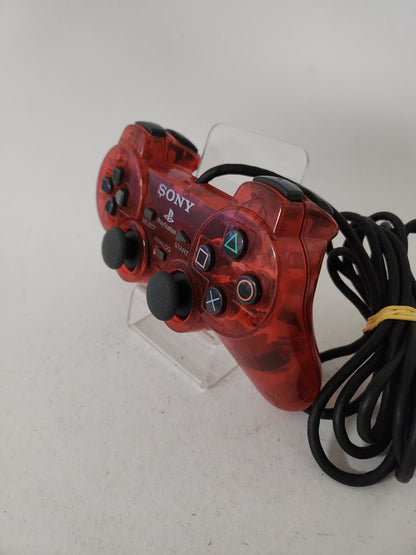 Transparant Rode Controller Playstation 2 - Playstation 2 Accessoires