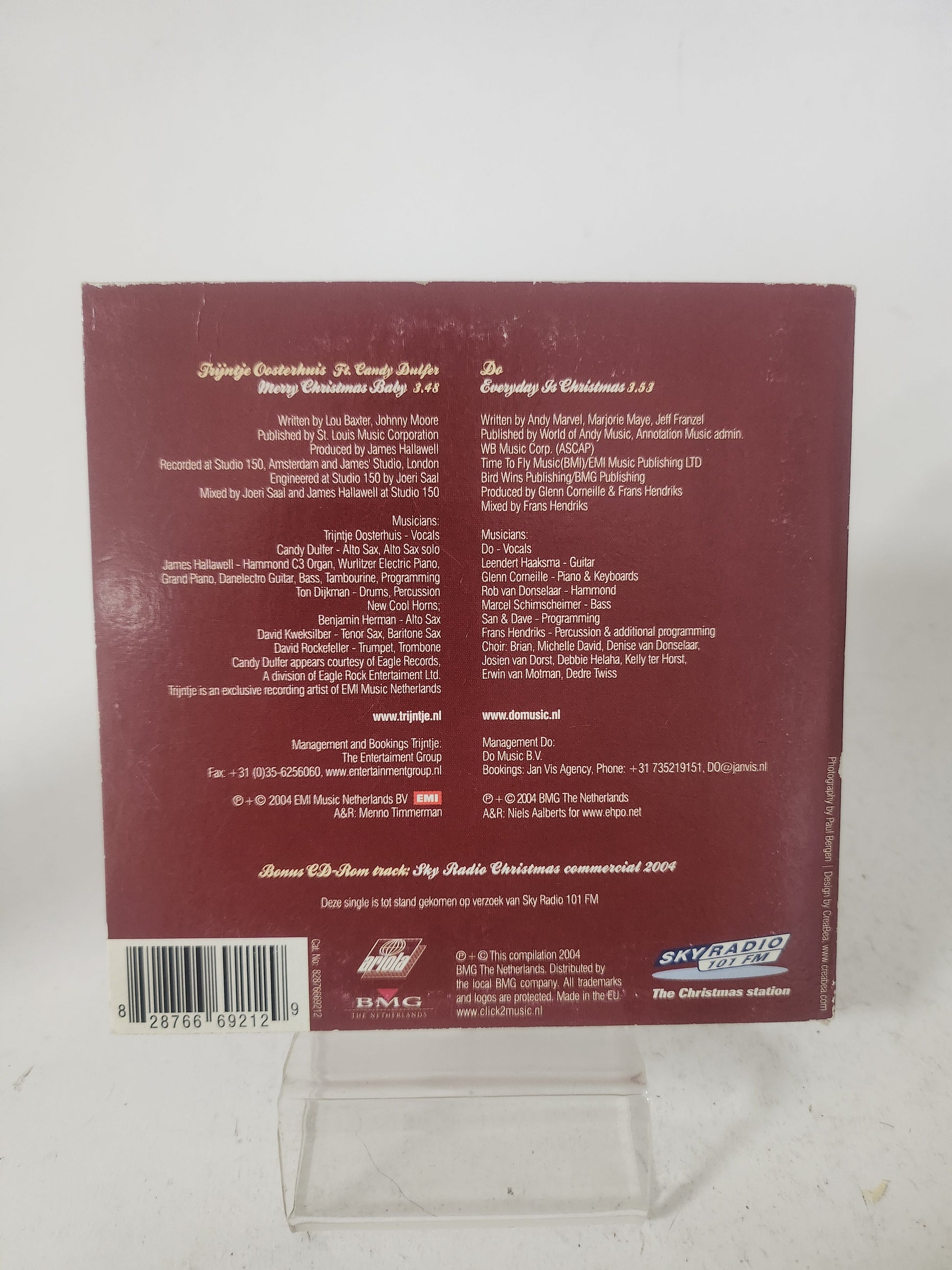 Trijntje Oosterhuis & Do: Merry Christmas Baby & Everyday is Christmas CD Single - CD Single