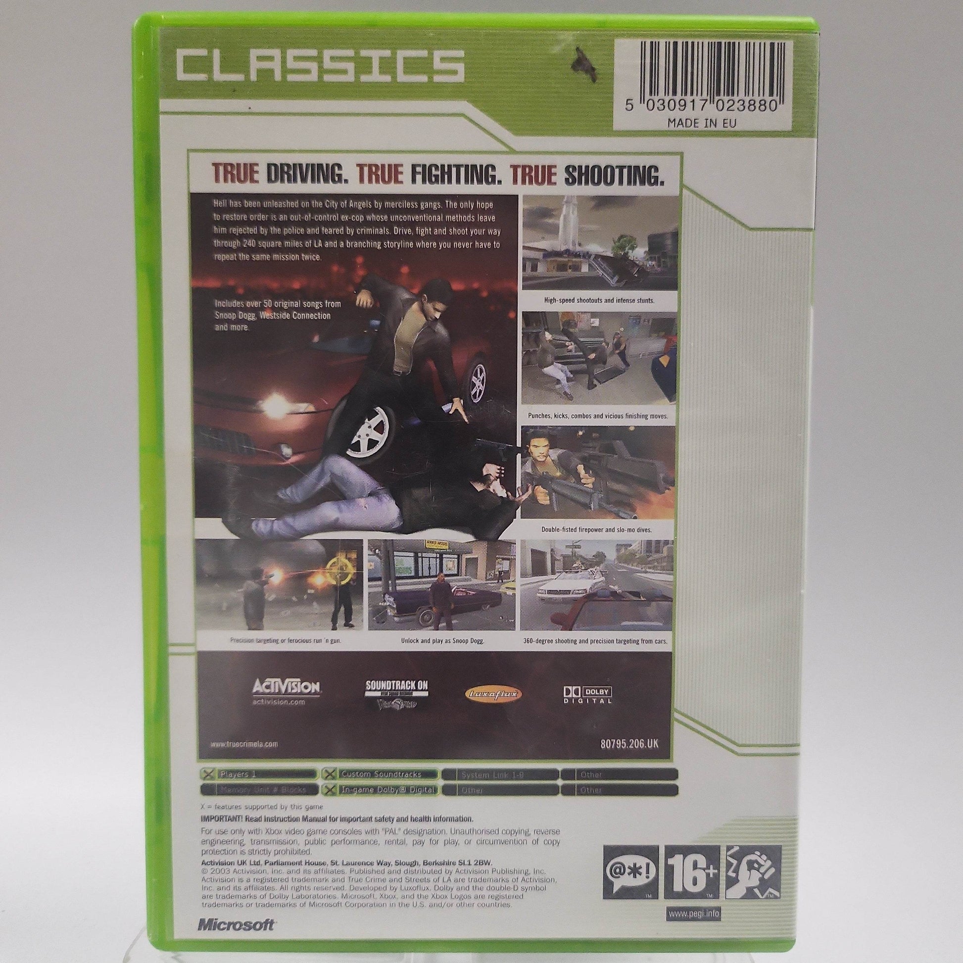 True Crime Streets of LA Classics Xbox Original - Feniks Gameshop