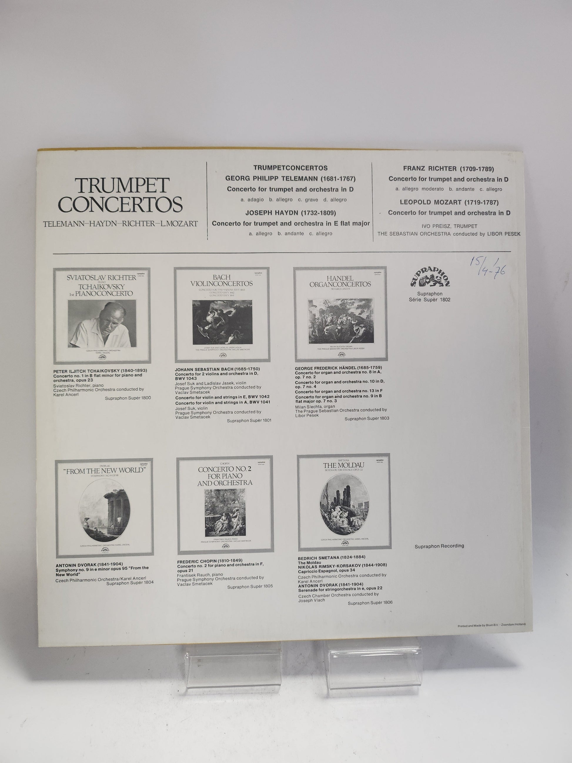 Trumpet Concertos (Telemann-Haydn-Richter-L.Mozart) LP Vinyl - Lp Vinyl