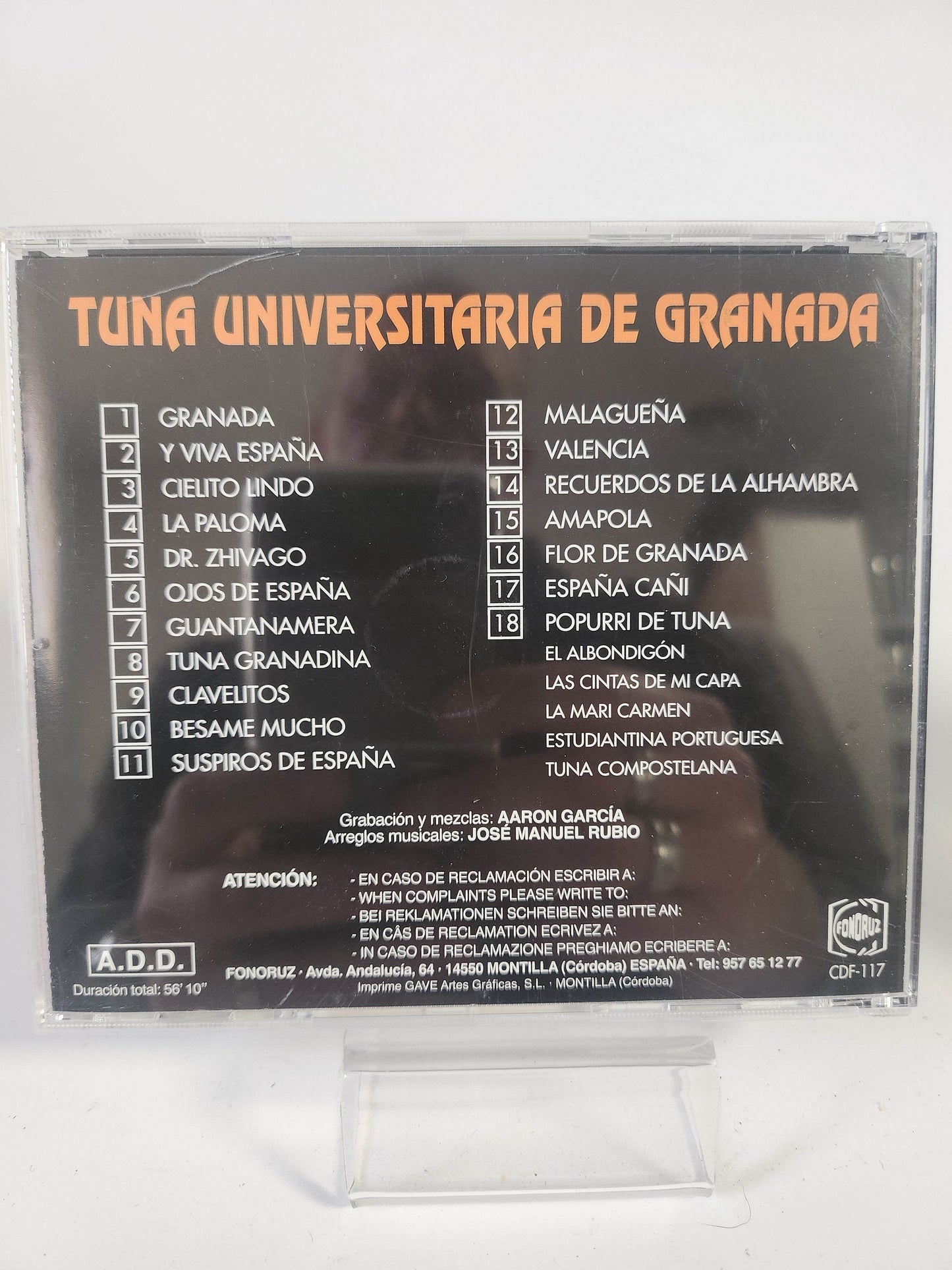 Tuna Universitaria de Granada CD - Feniks Gameshop