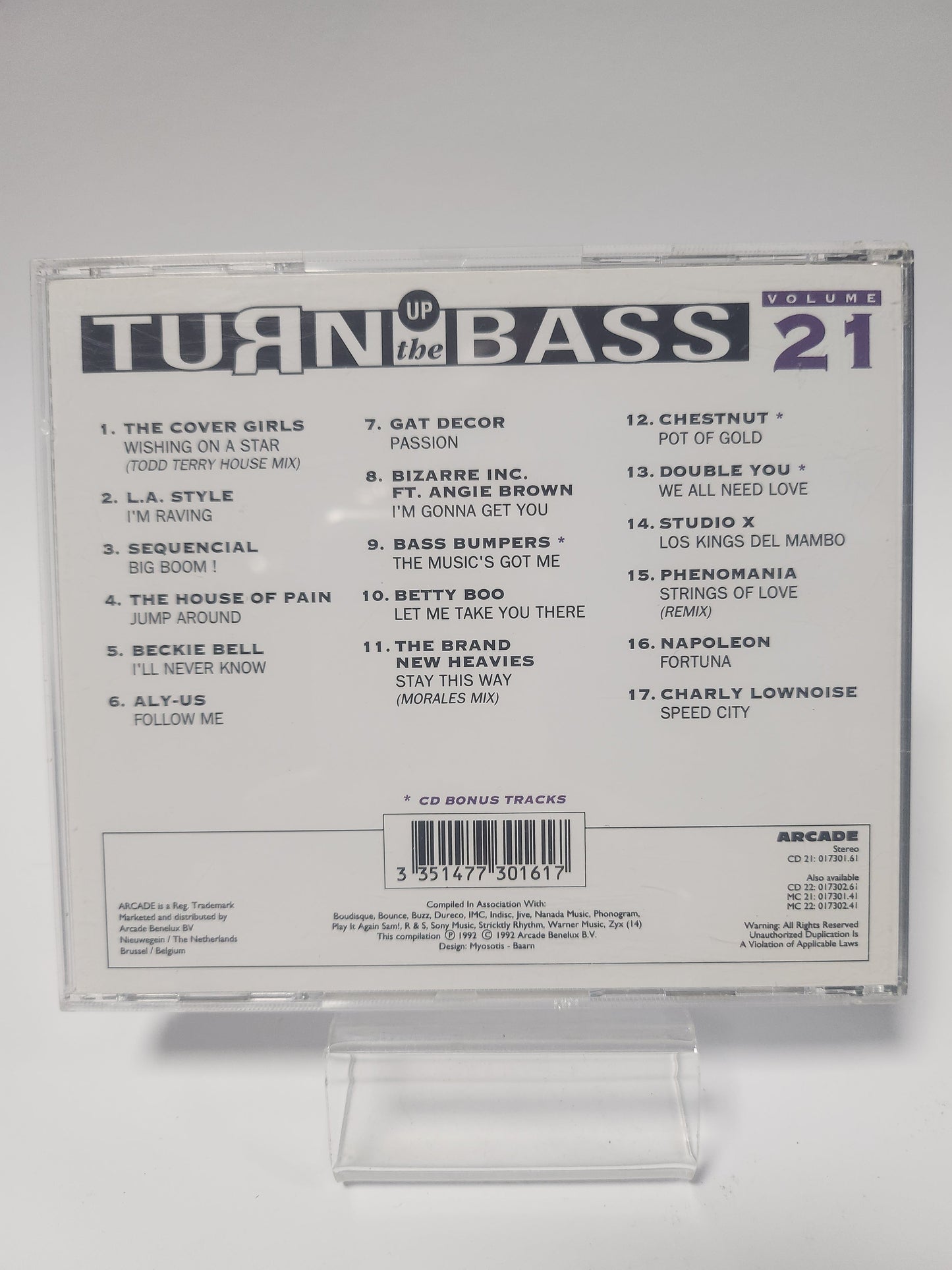 Turn Up the Bass 21 CD - Cd