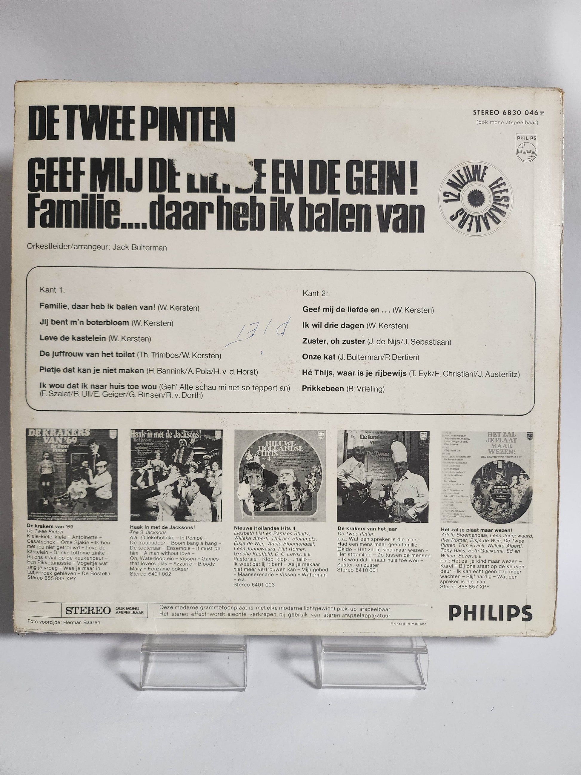 Twee Pinten: Geef mij de Liefde en de Gein LP Vinyl - Feniks Gameshop