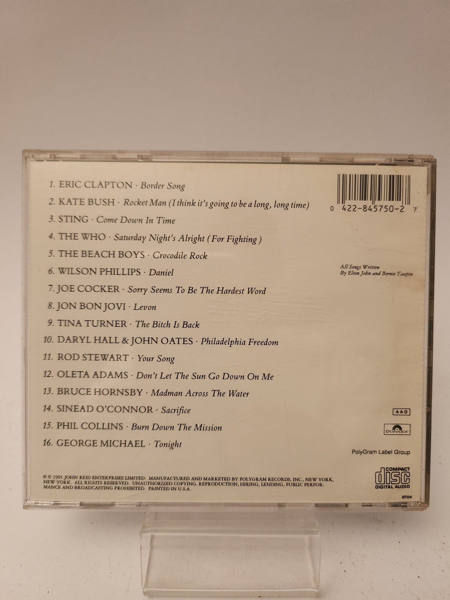 Two Rooms: Celebrating the Songs of Elton John & Bernie Taupin CD - Cd
