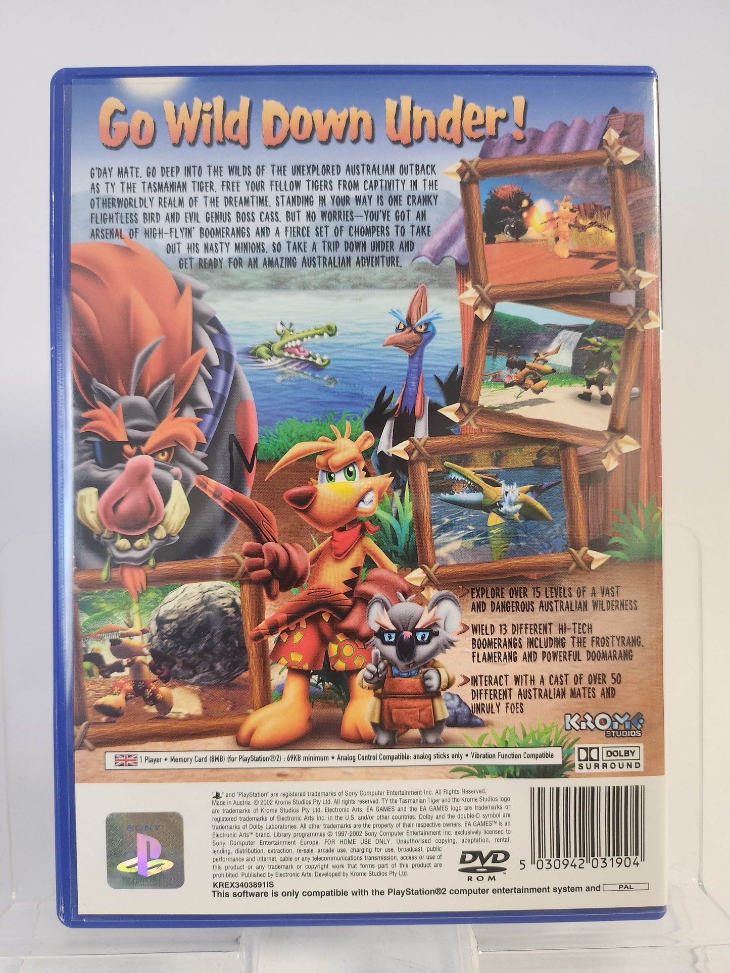 TY the Tasmanian Tiger Playstation 2 - Feniks Gameshop