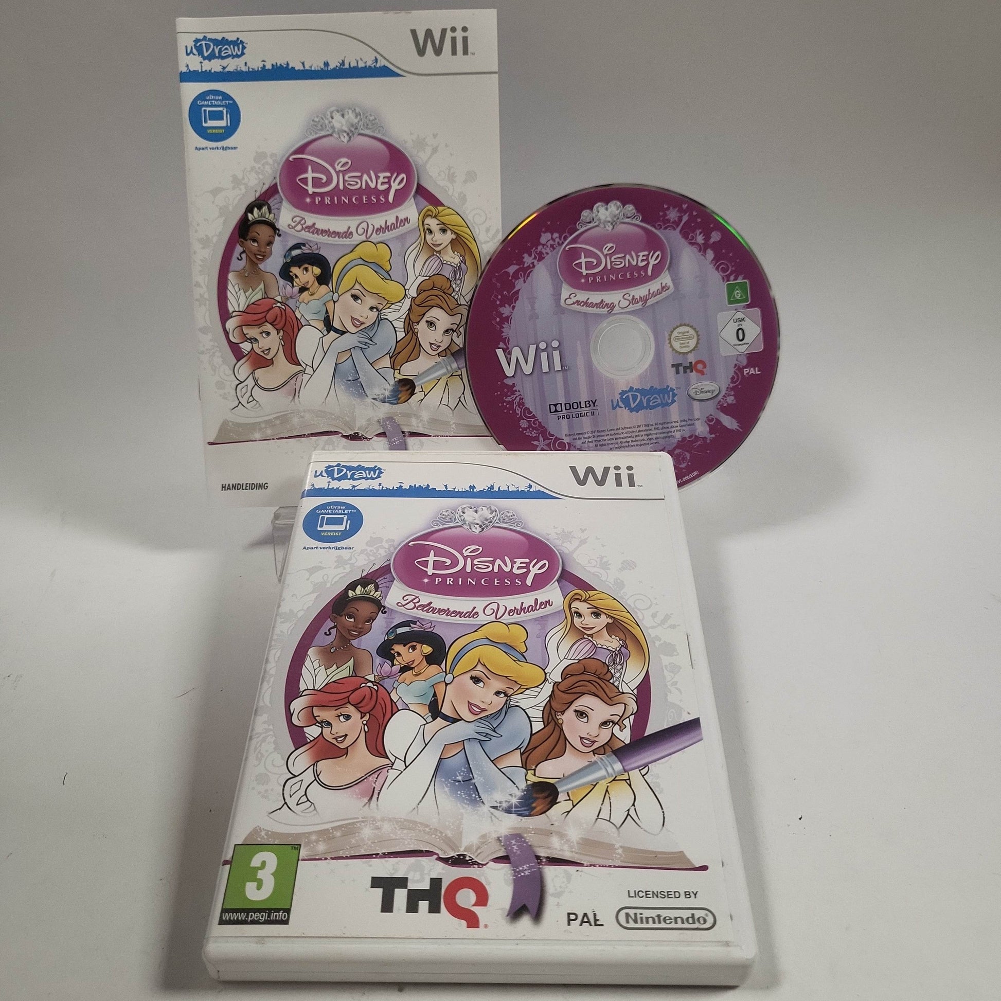 U draw Disney Princess Betoverende Verhalen Nintendo Wii - Feniks Gameshop