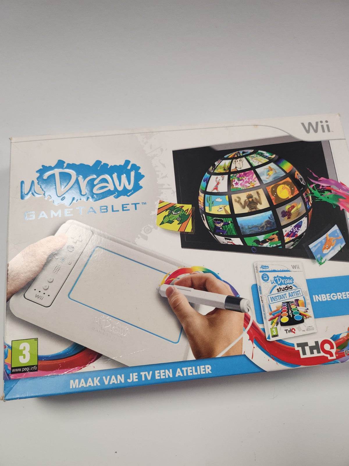 U Draw Gaming Tablet inclusief 2 games Nintendo Wii - Feniks Gameshop