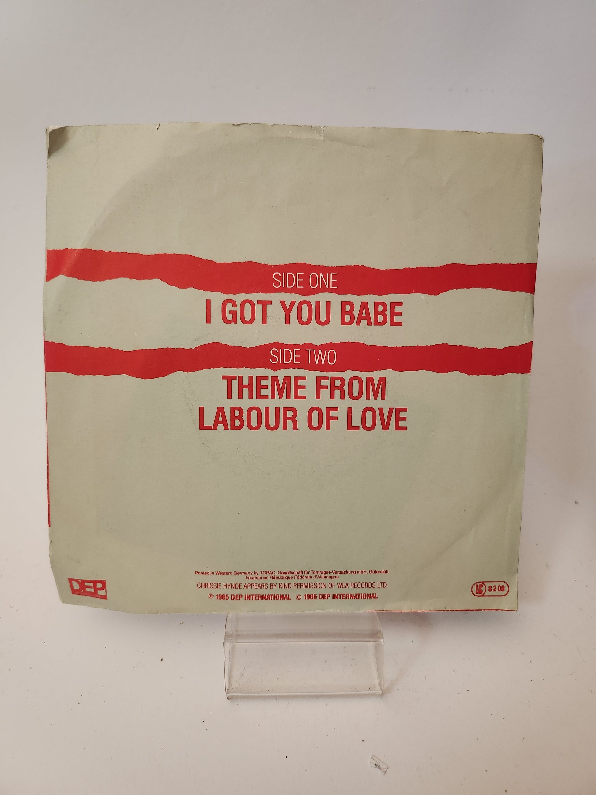 UB40: I got You Babe Single Vinyl - Single Vinyl