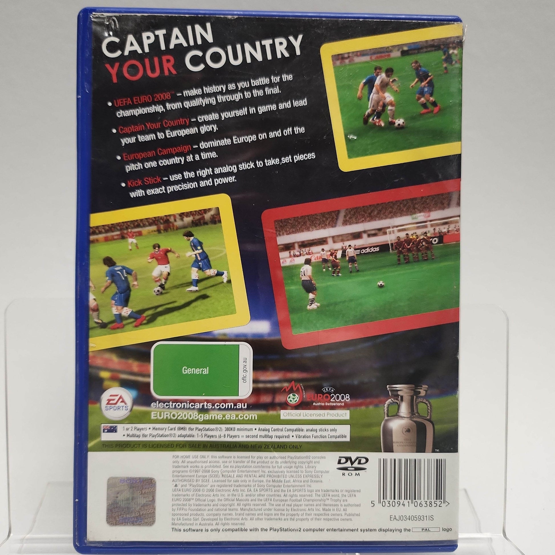 UEFA Euro 2008 Austria-Switzerland (Australian Cover) Playstation 2 - Feniks Gameshop