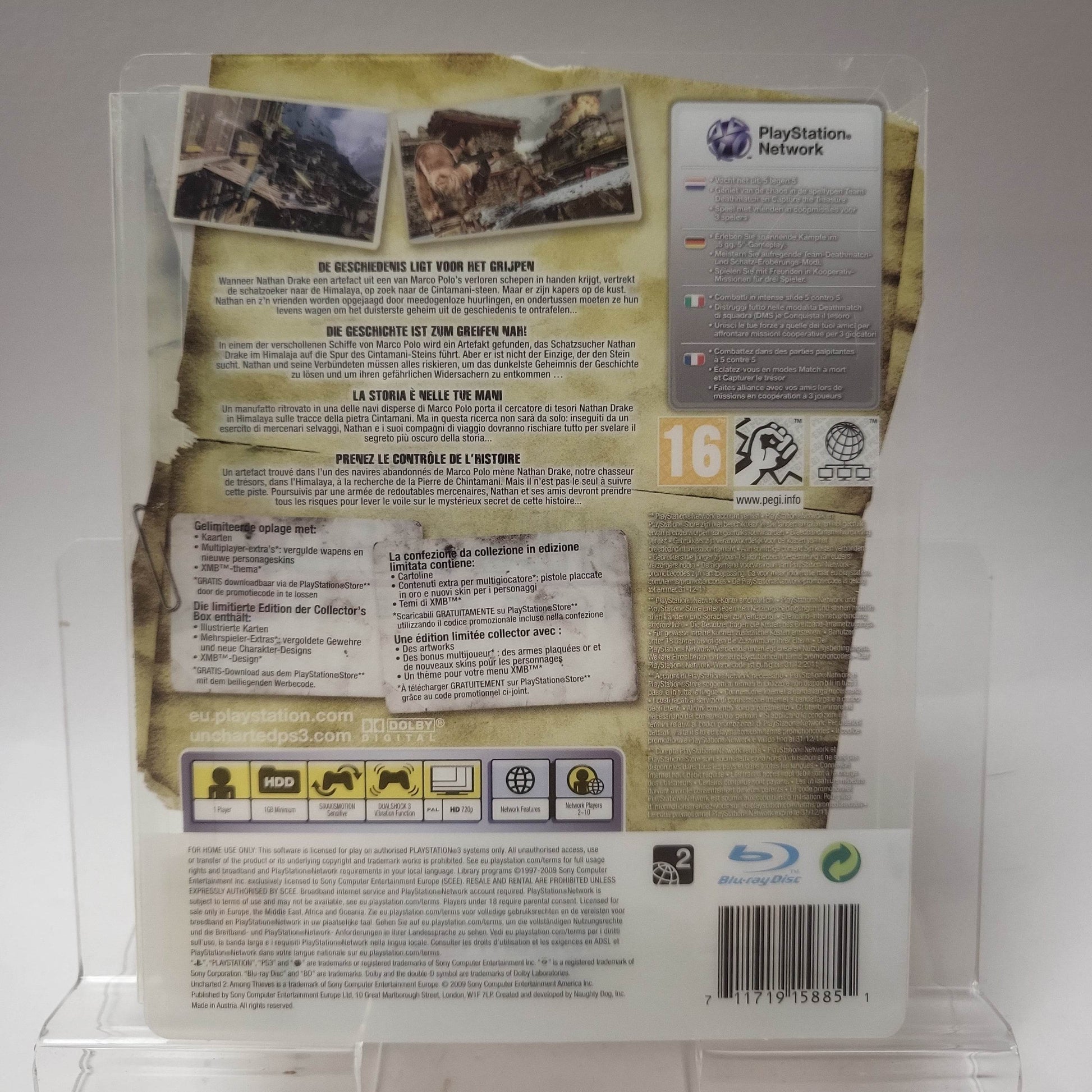 Uncharted 2 Among Thieves Limited Collector's Box PS3 - Feniks Gameshop