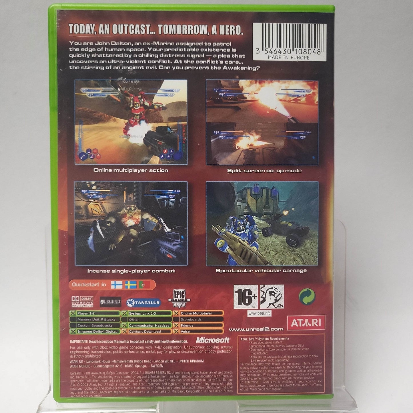 Unreal II the Awakening Xbox Original - Feniks Gameshop