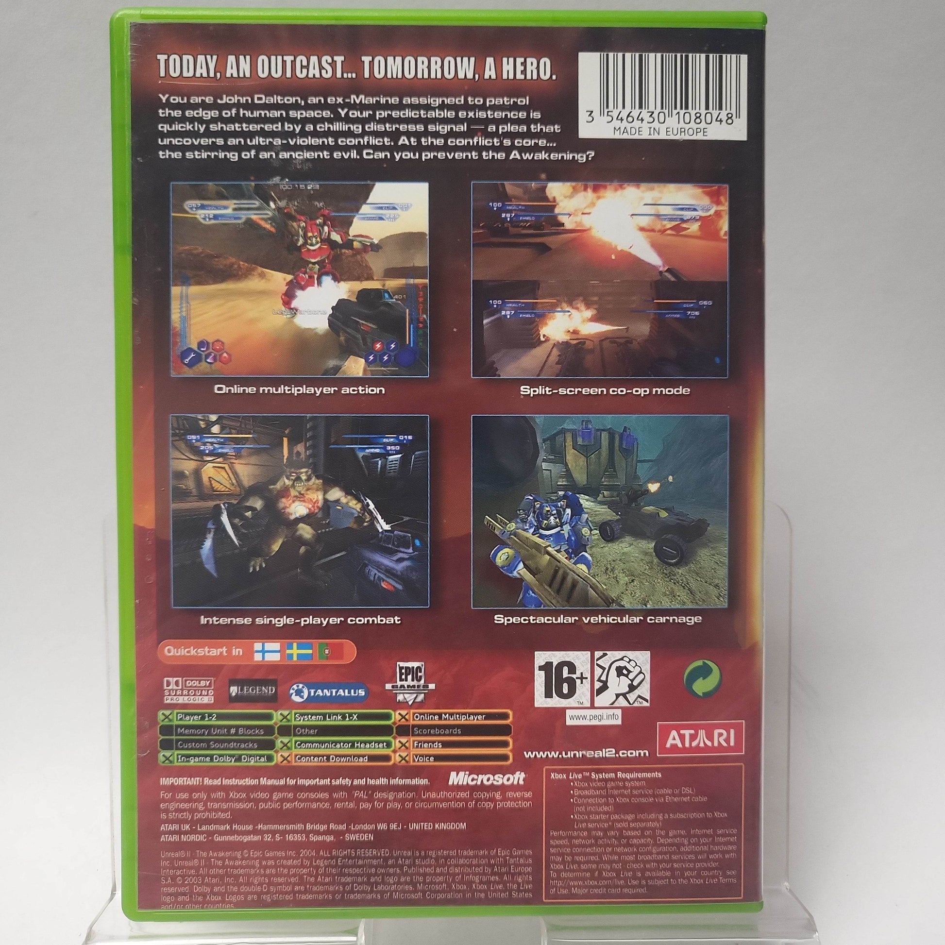 Unreal II the Awakening Xbox Original - Feniks Gameshop