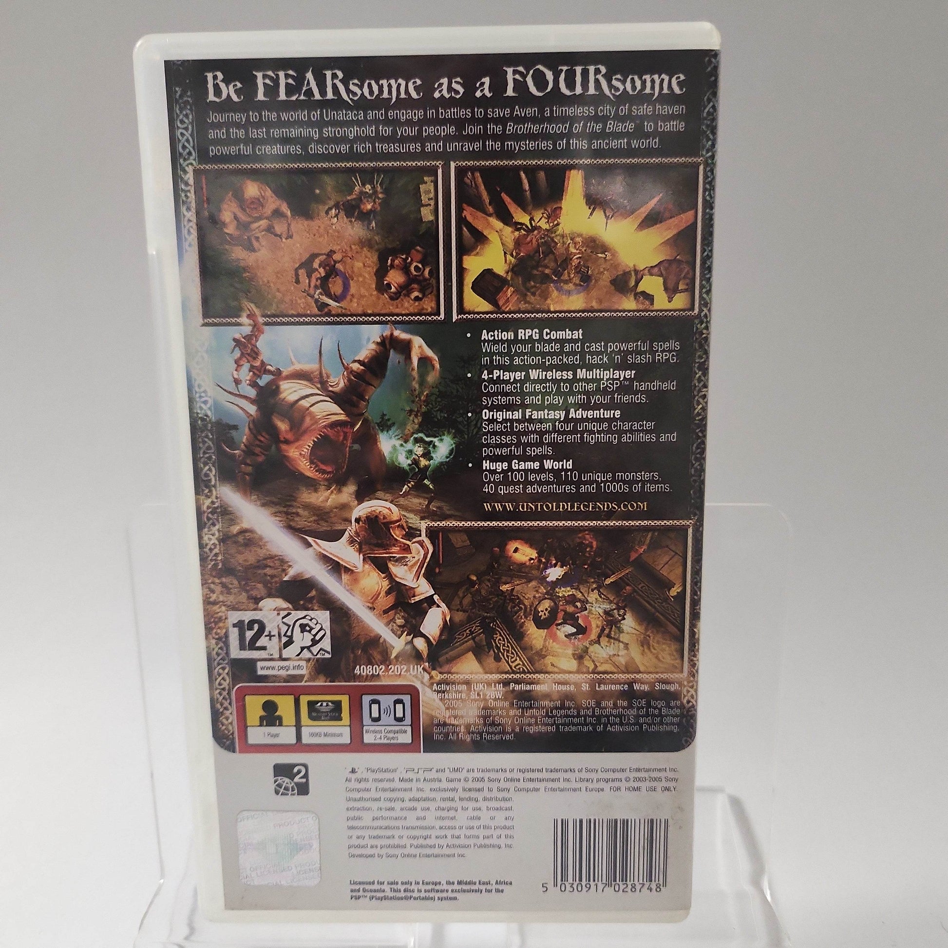 Untold Legends Brotherhood of the Blade Playstation Portable - Feniks Gameshop