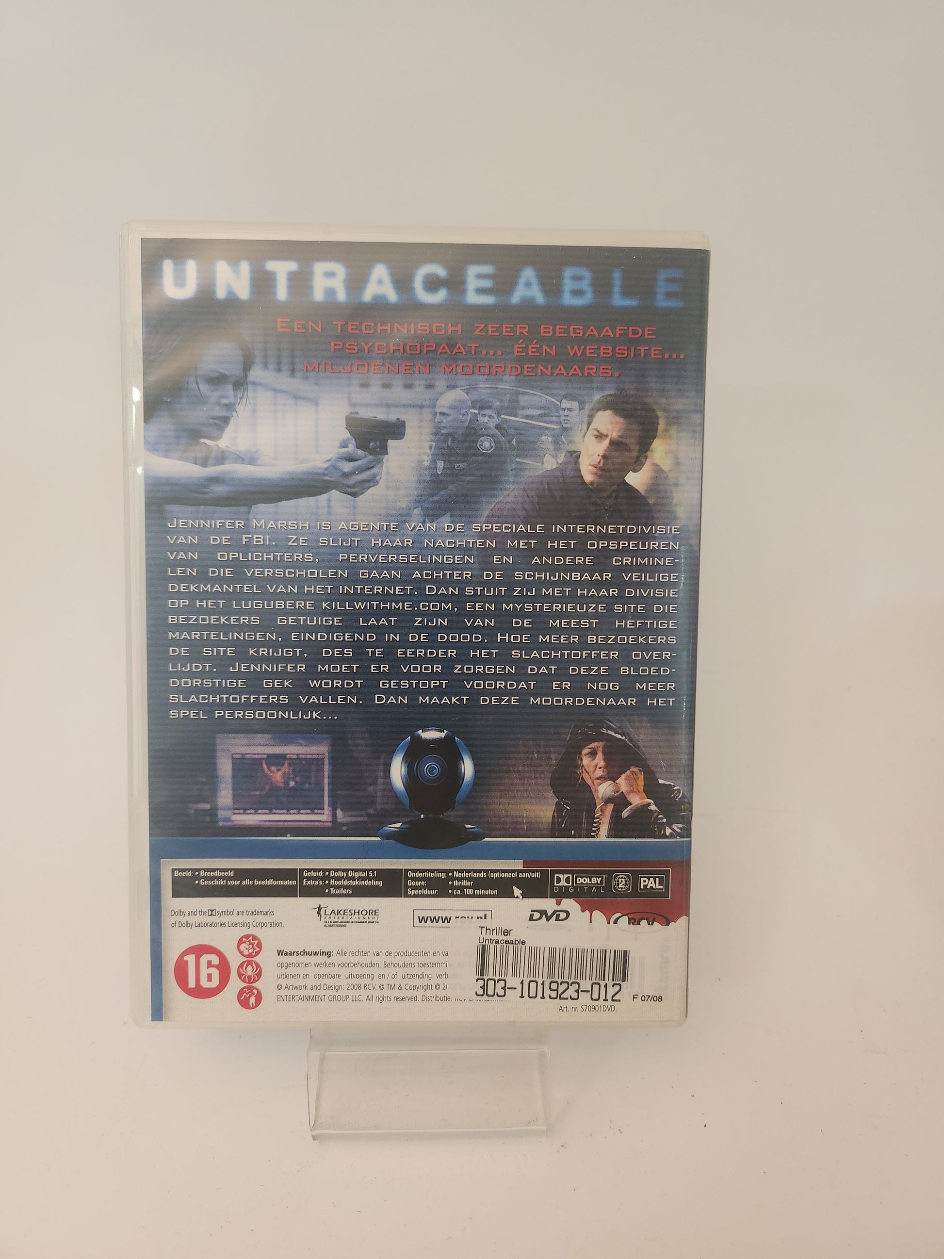 Untraceable Dvd - Dvd Volwassenen