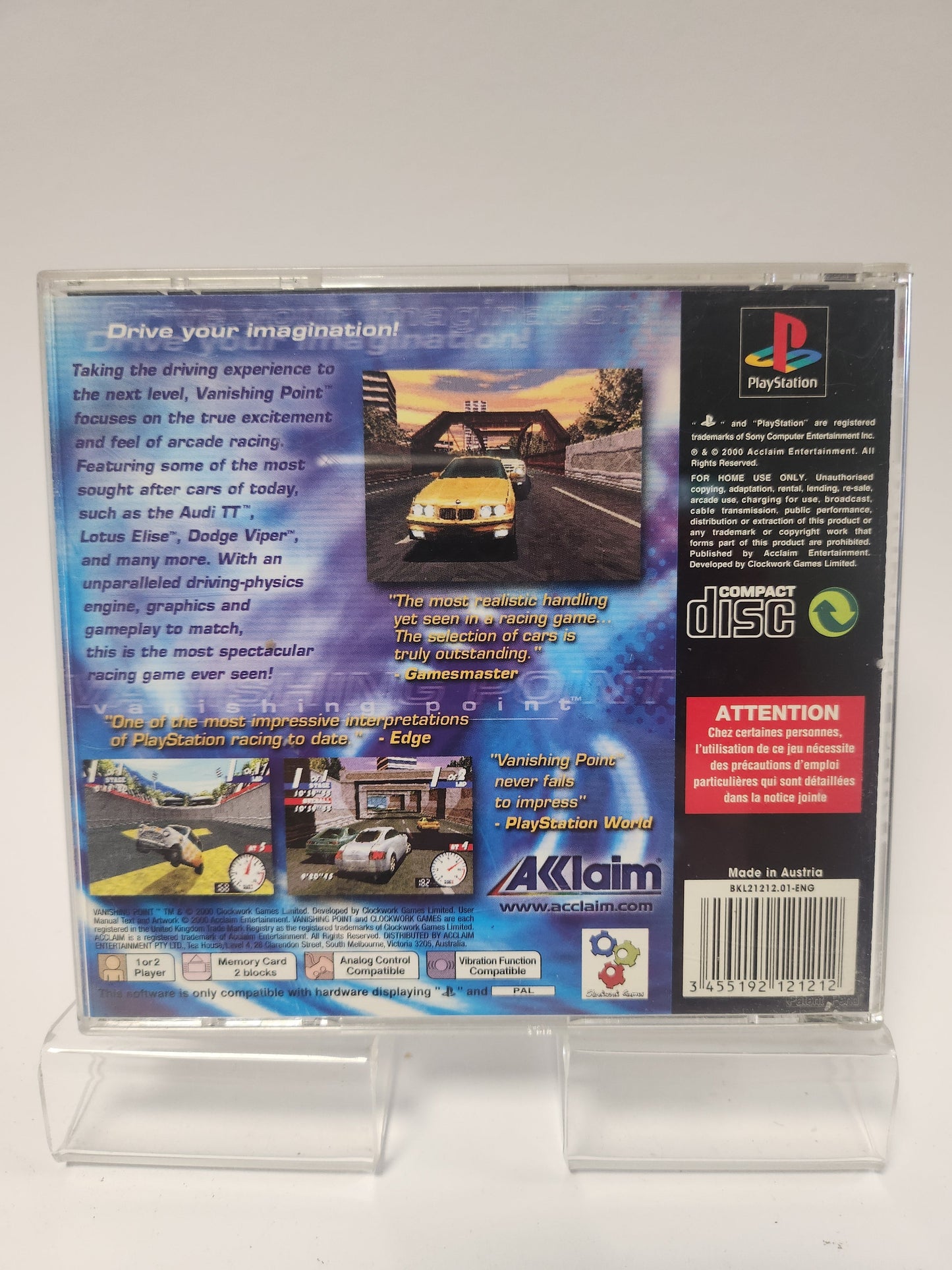 Vanishing Point Playstation 1 - Playstation 1 Games