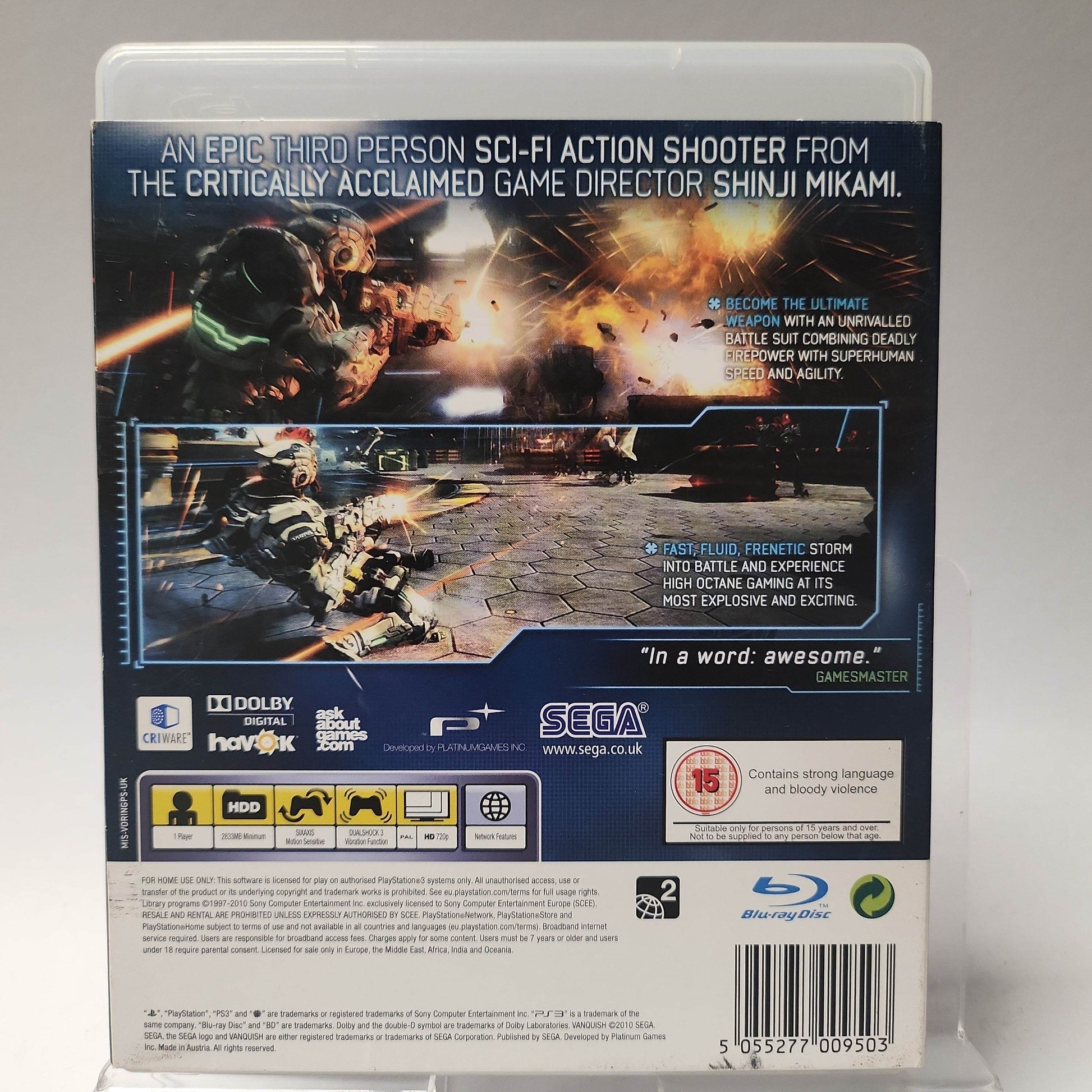 Vanquish + Slipcover Playstation 3 - Feniks Gameshop
