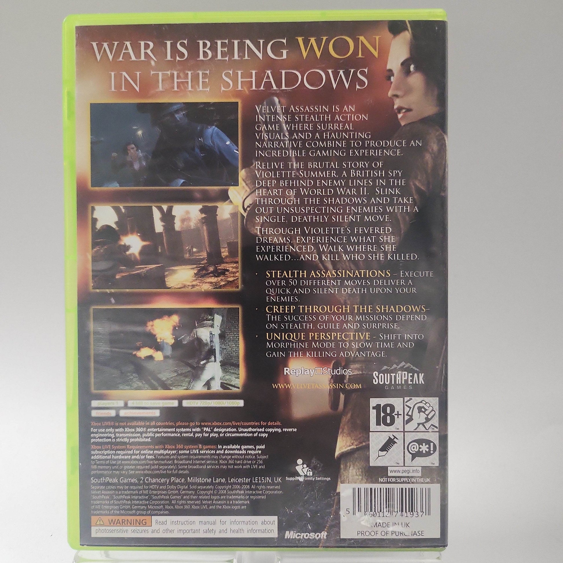 Velvet Assissin Xbox 360 - Feniks Gameshop