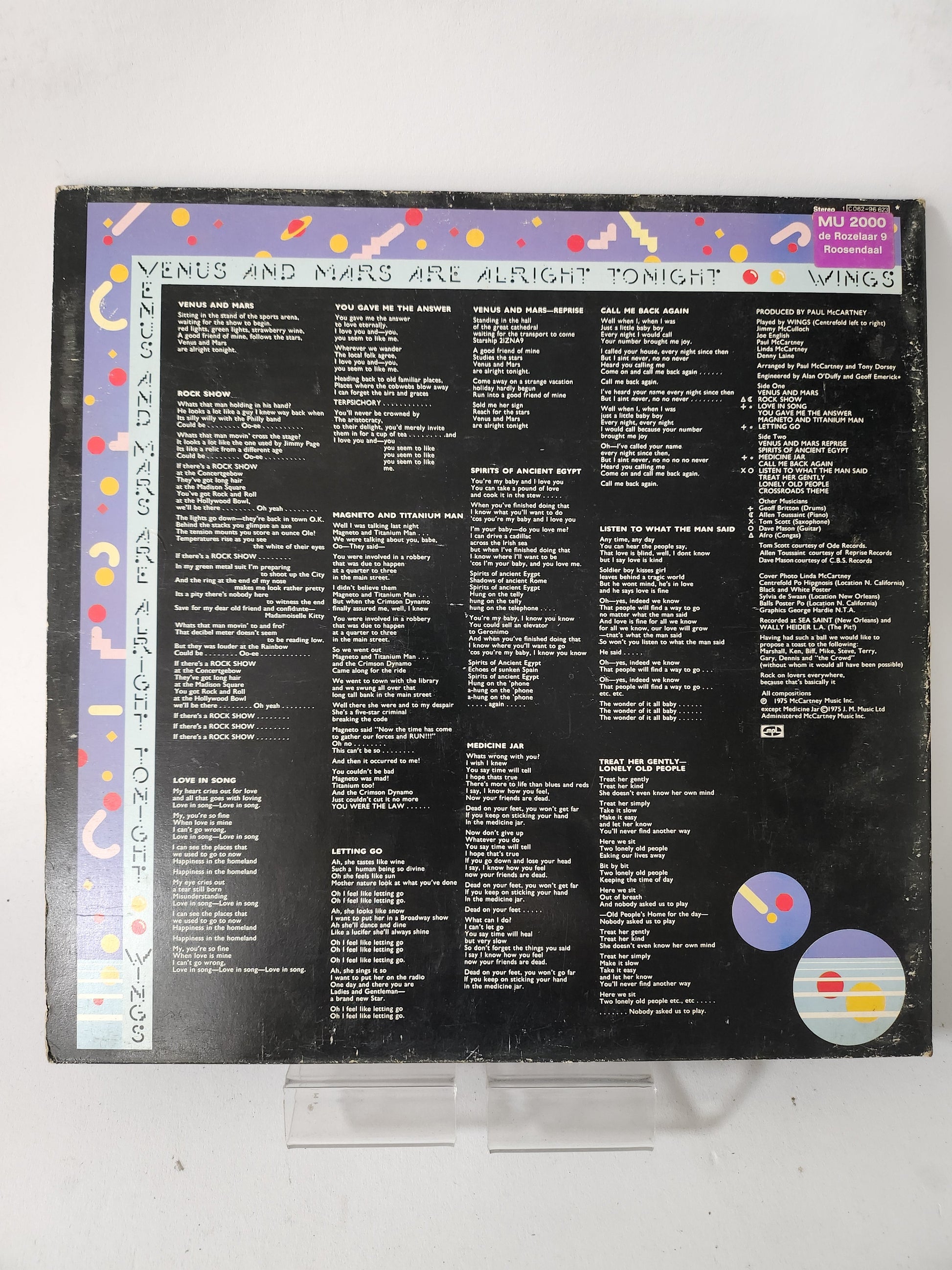 Venus and Mars: Wings LP Vinyl - Lp Vinyl