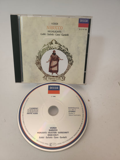Verdi: Nabucco CD - Cd