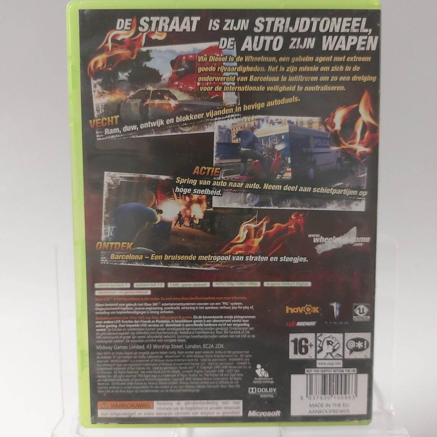 Vin Diesel Wheelman Xbox 360 - Feniks Gameshop