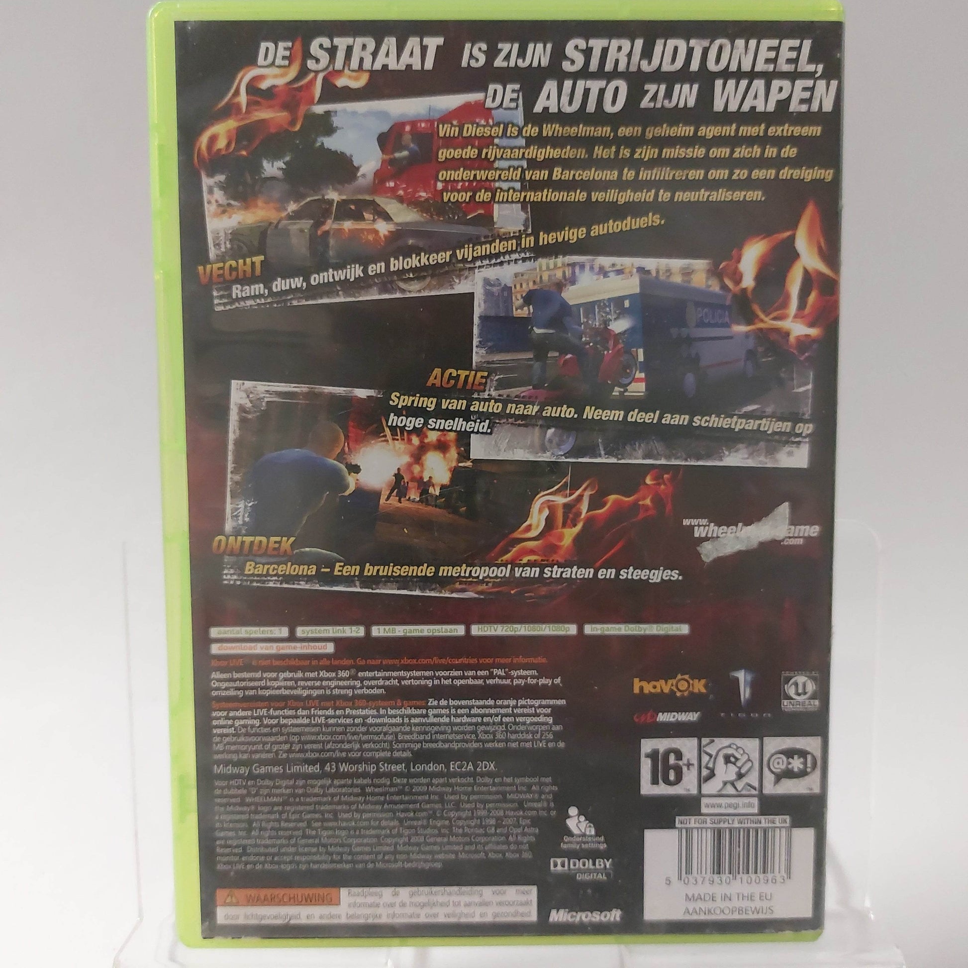 Vin Diesel Wheelman Xbox 360 - Feniks Gameshop