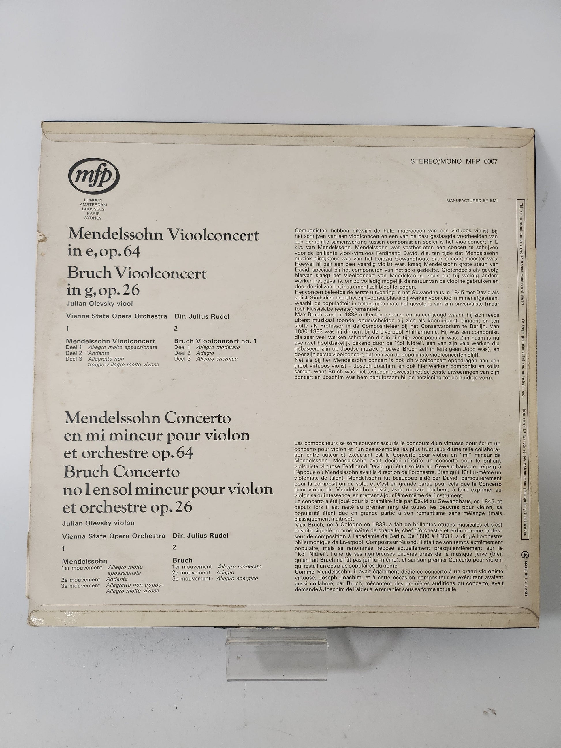 Violin Concertos LP Vinyl - Lp Vinyl