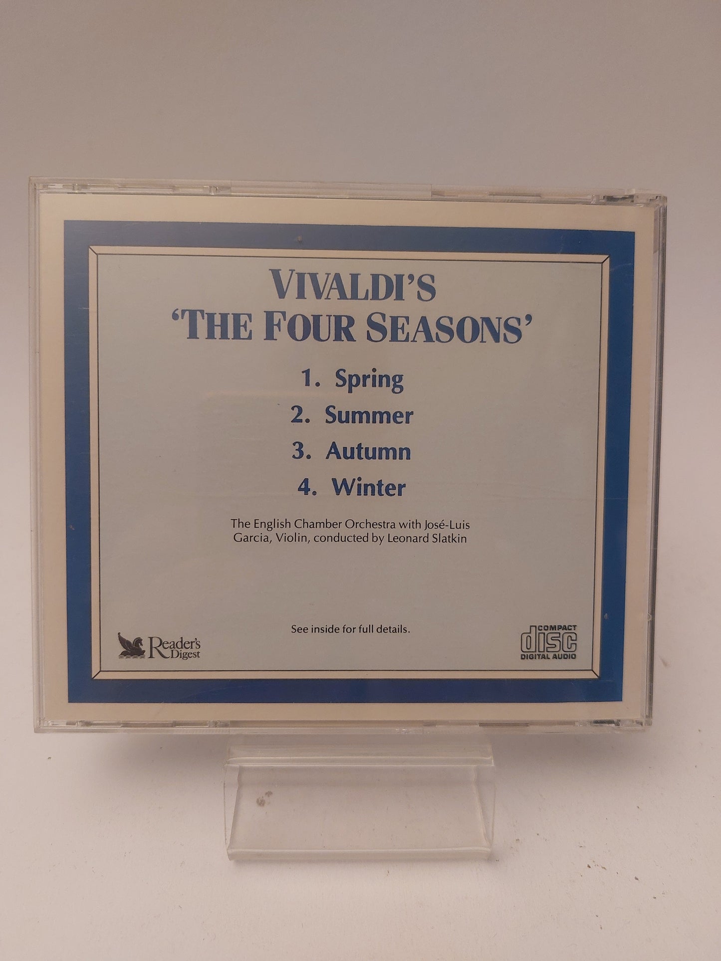Vivaldi’s ’the Four Seasons’ CD - Cd